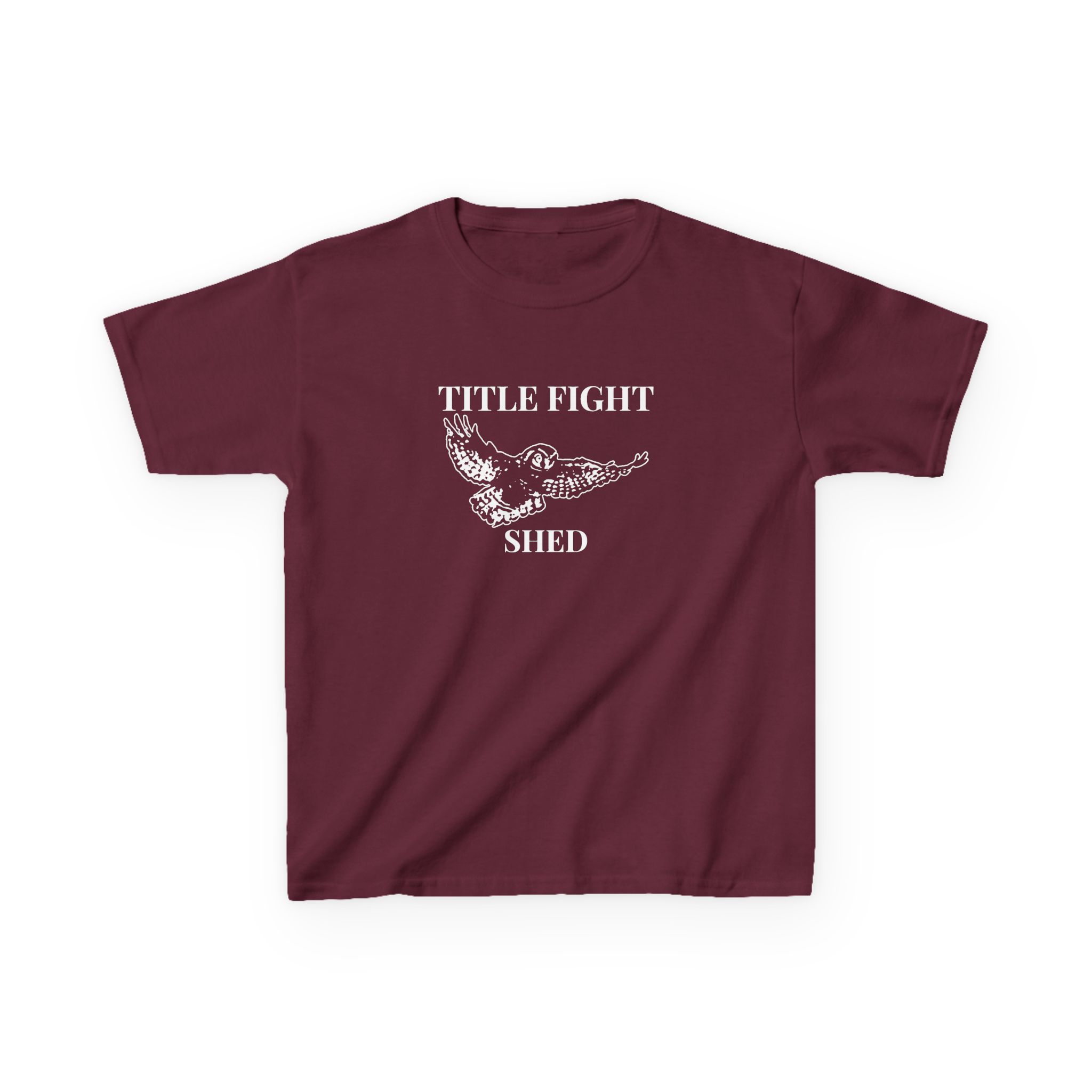 Kids Cold Cuts Title Fight Shed Owl Heavy Cotton™ Tee - Image 3