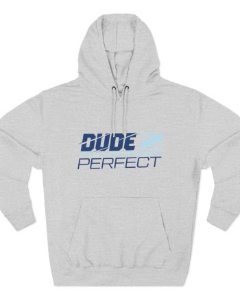 Dude Perfect Slash Wordmark Three-Panel Fleece Hoodie