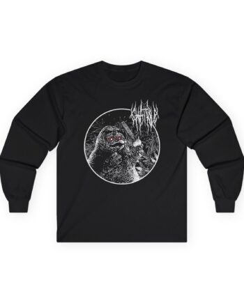 Chat Pile Grim Guy Smoking Weed Unisex Ultra Cotton Long Sleeve Tee