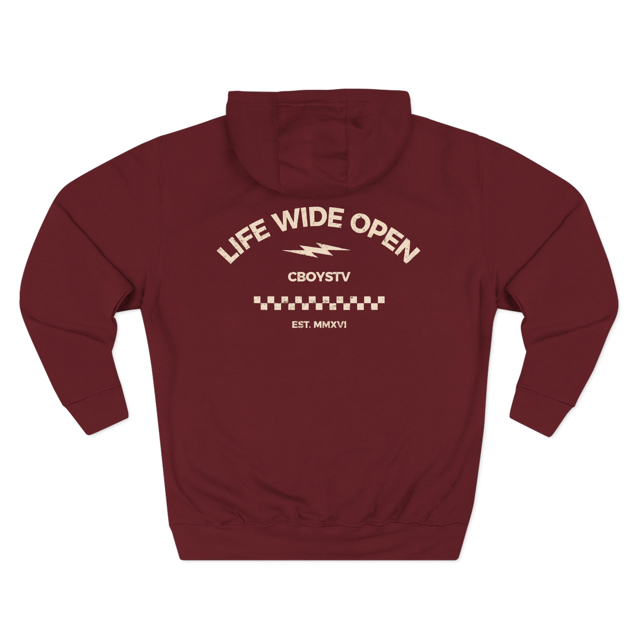 Cboystv Checkered Tournament Three-Panel Fleece Hoodie - Image 16