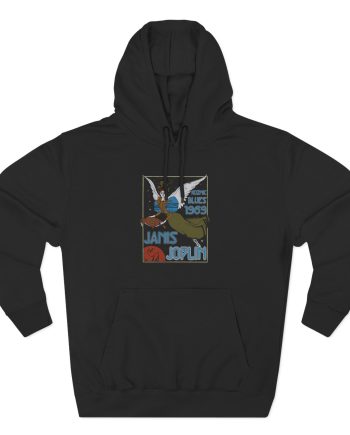 Janis Joplin Kozmic Blues 1969 Three-Panel Fleece Hoodie