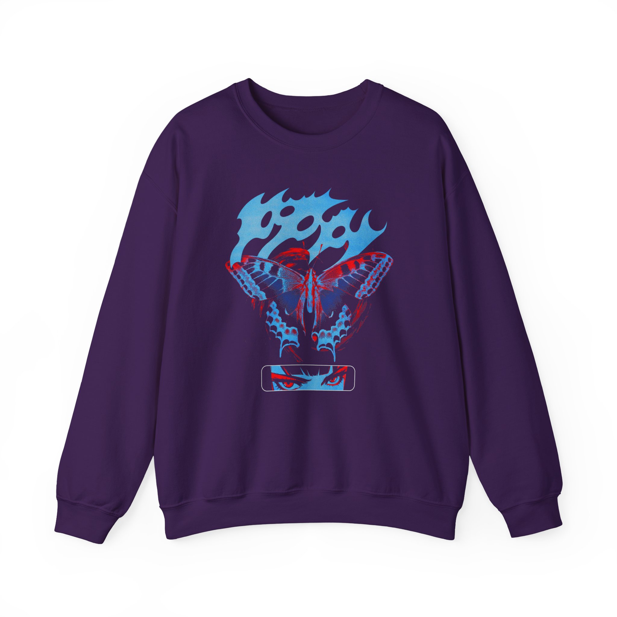 Poppy V.A.N Butterfly Unisex Heavy Blend™ Crewneck Sweatshirt - Image 9