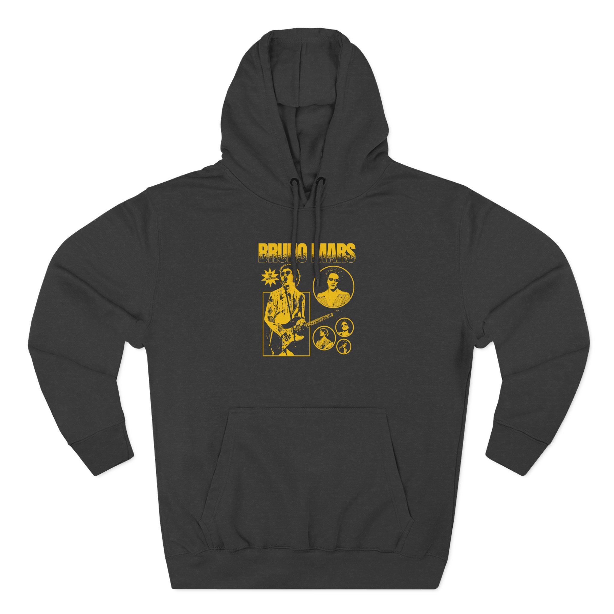 Bruno Mars Three-Panel Fleece Hoodie
