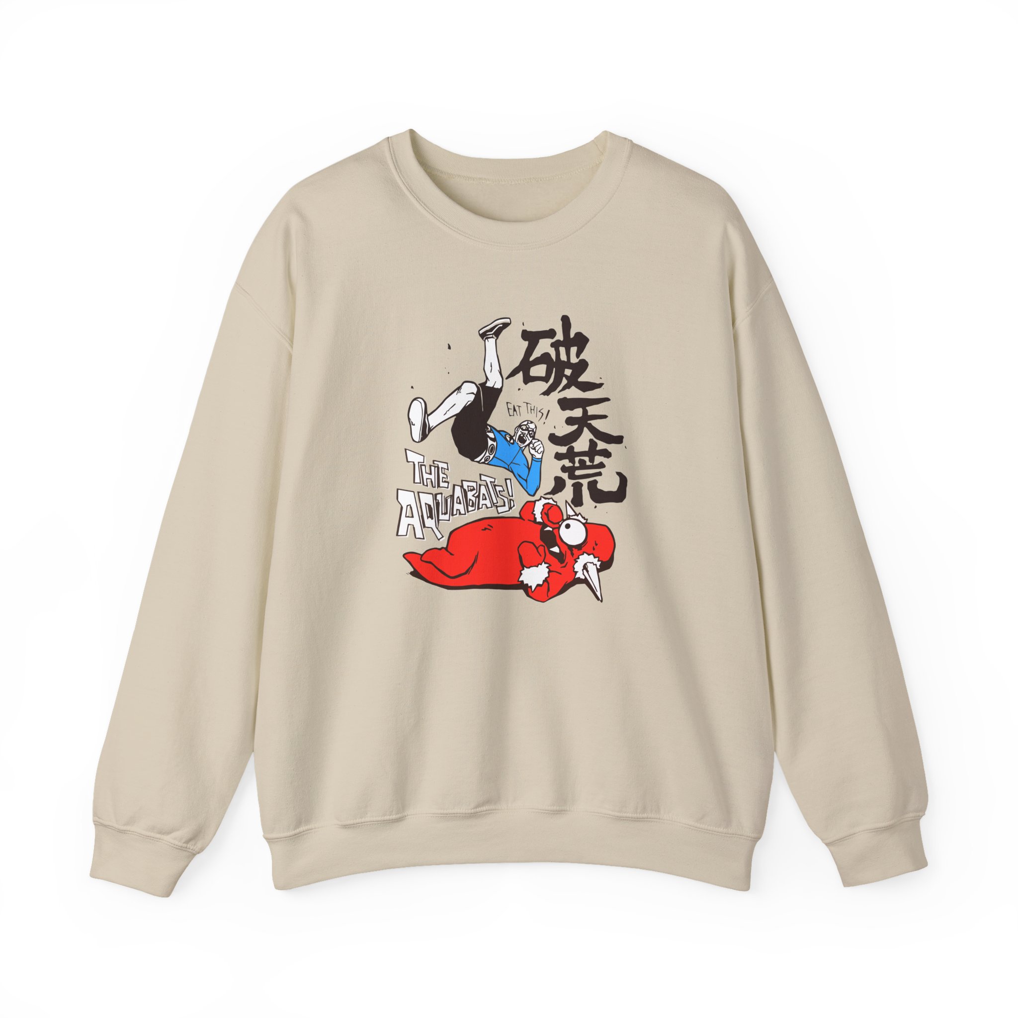 The Aquabats Elbow Drop! Archive Unisex Heavy Blend™ Crewneck Sweatshirt - Image 5