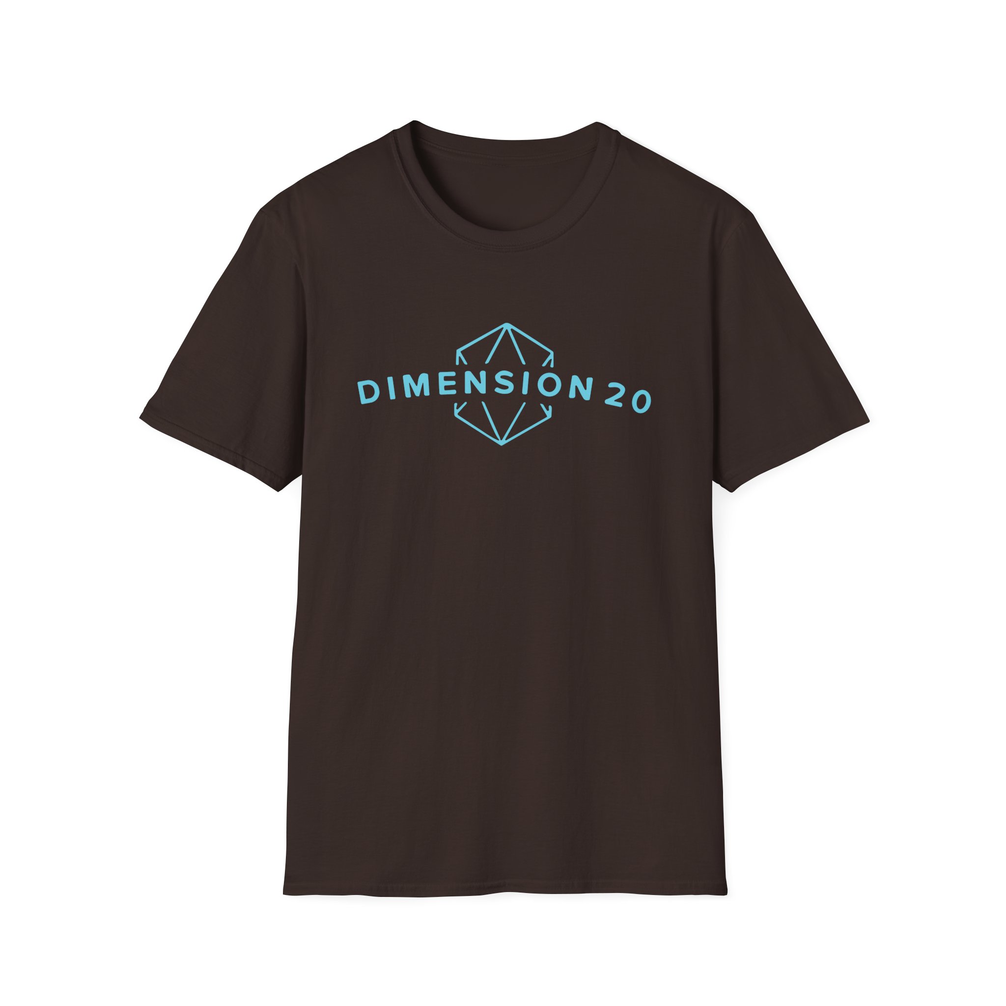 Dropout Dimension 20 Logo Unisex Softstyle T-shirt - Image 3