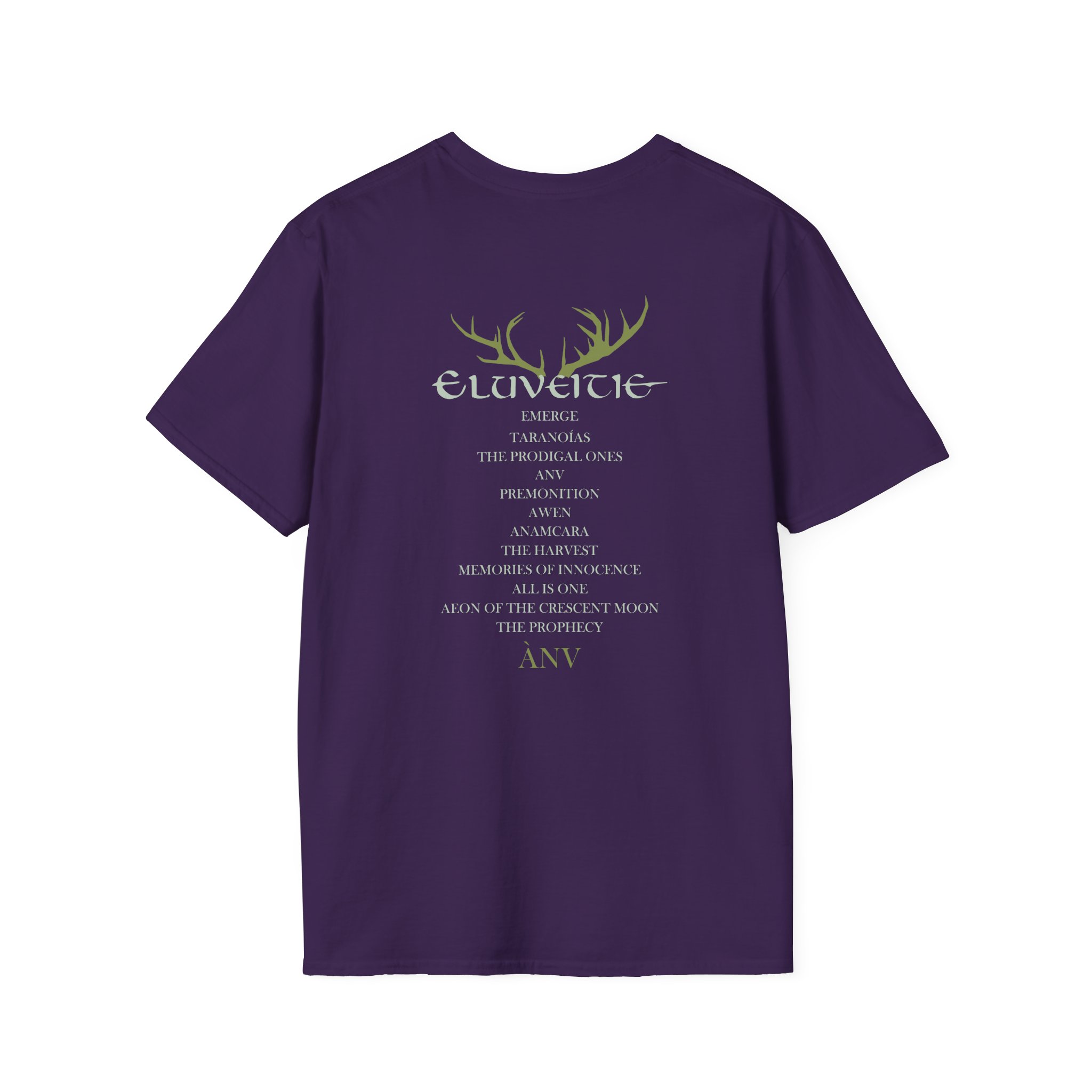 Eluveitie Anv Cover Unisex Softstyle T-Shirt - Image 8
