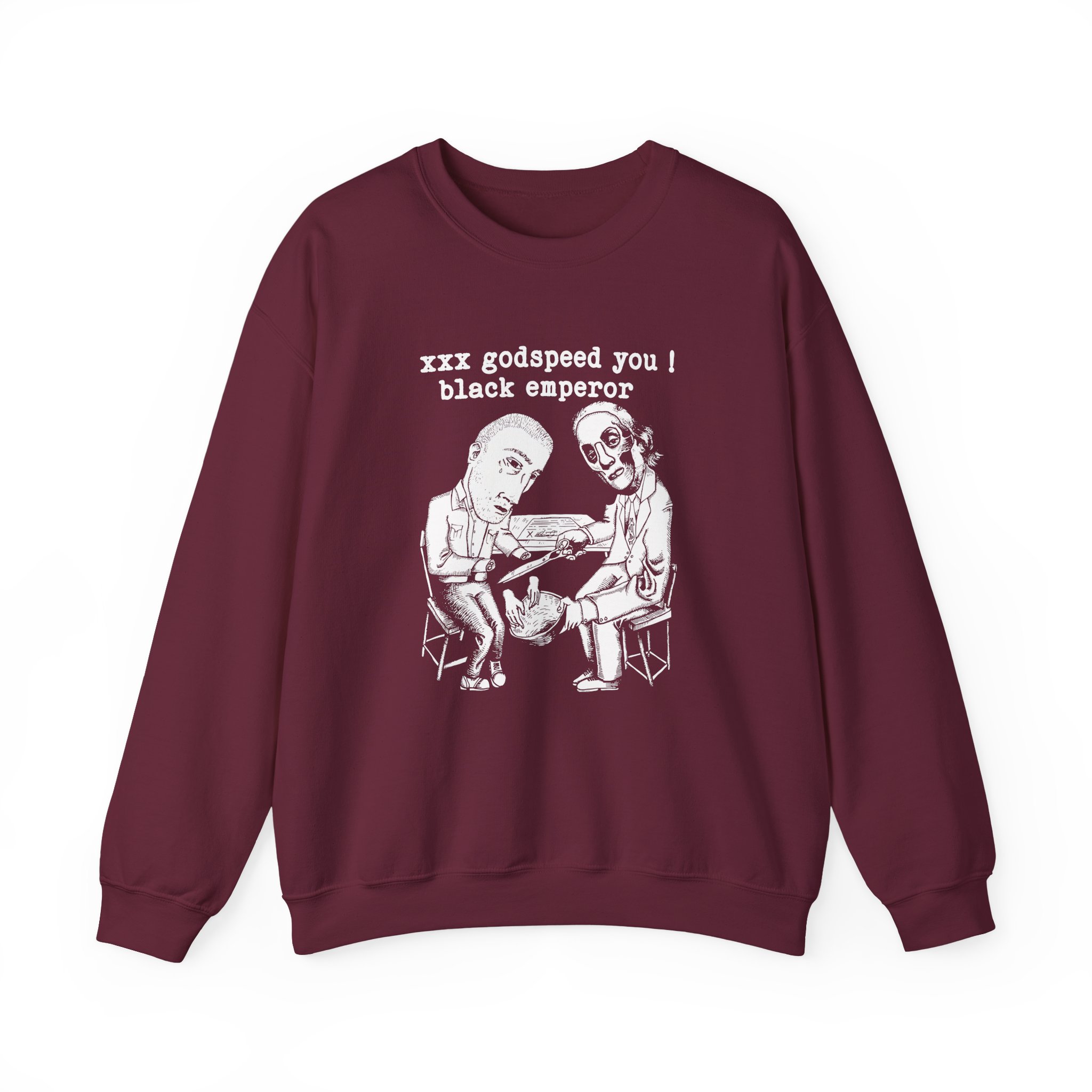 Godspeed You Black Emperor xxx godspeed you ! black emperor Unisex Heavy Blend™ Crewneck Sweatshirt - Image 5