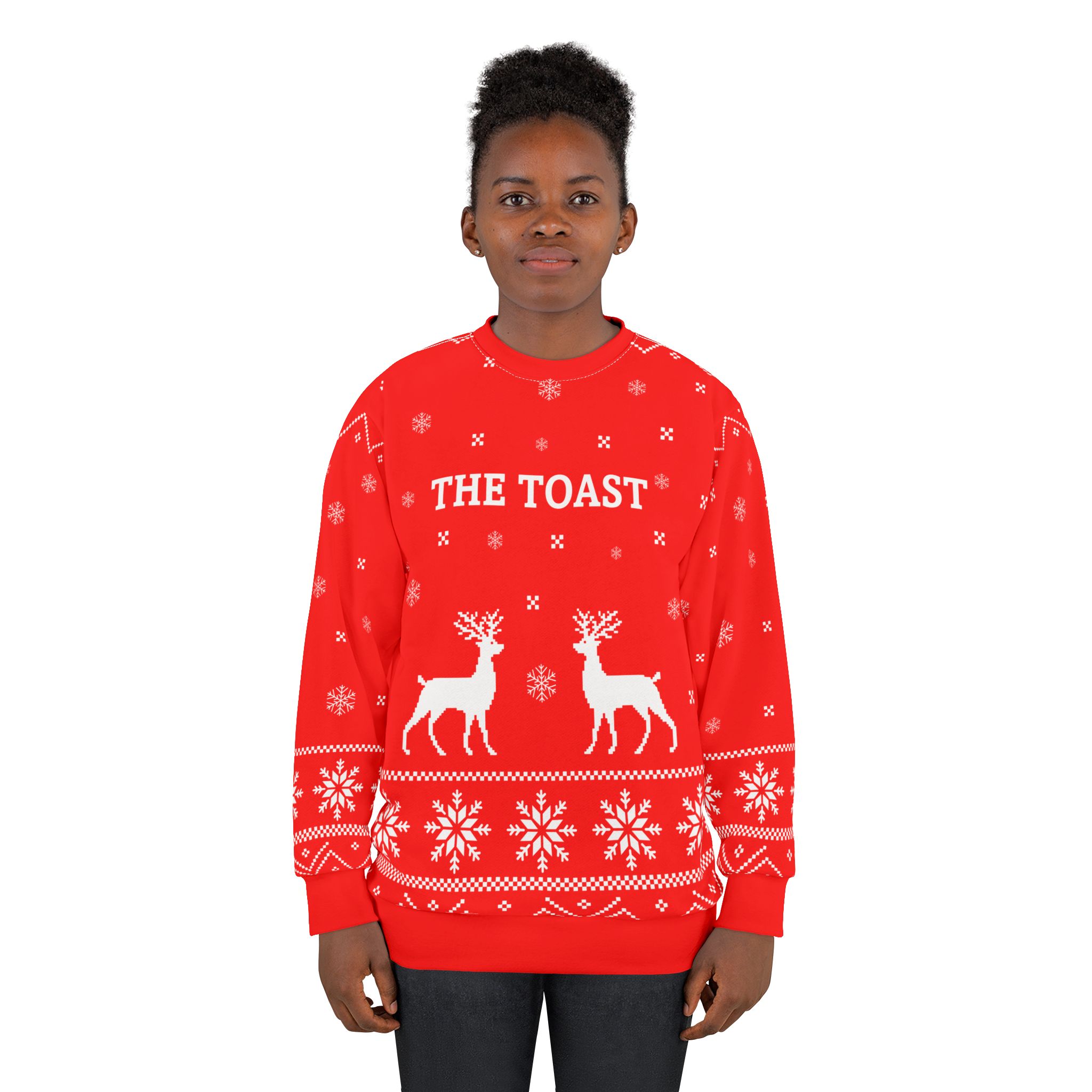 The Toast Unisex Sweatshirt (AOP) - Image 4
