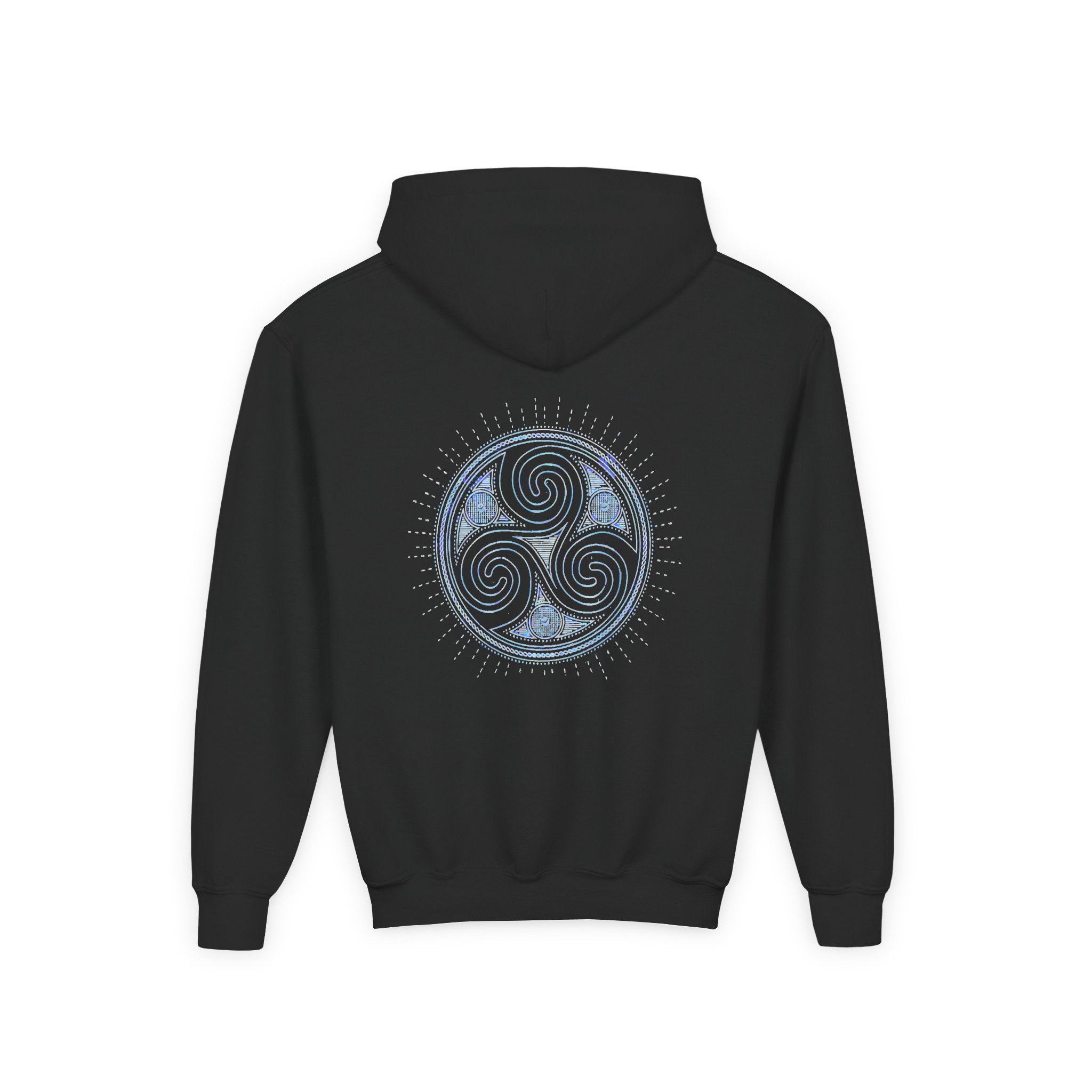 Eluveitie Triskel Youth Heavy Blend Hooded Sweatshirt - Image 2