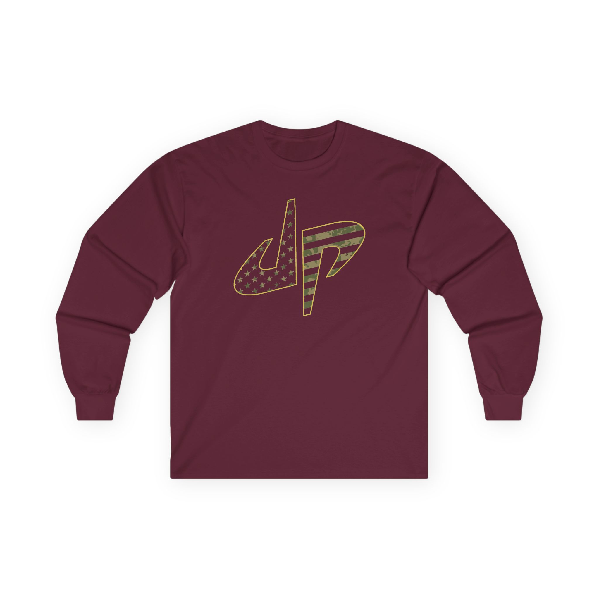 Dude Perfect Salute To Service Unisex Ultra Cotton Long Sleeve Tee - Image 3