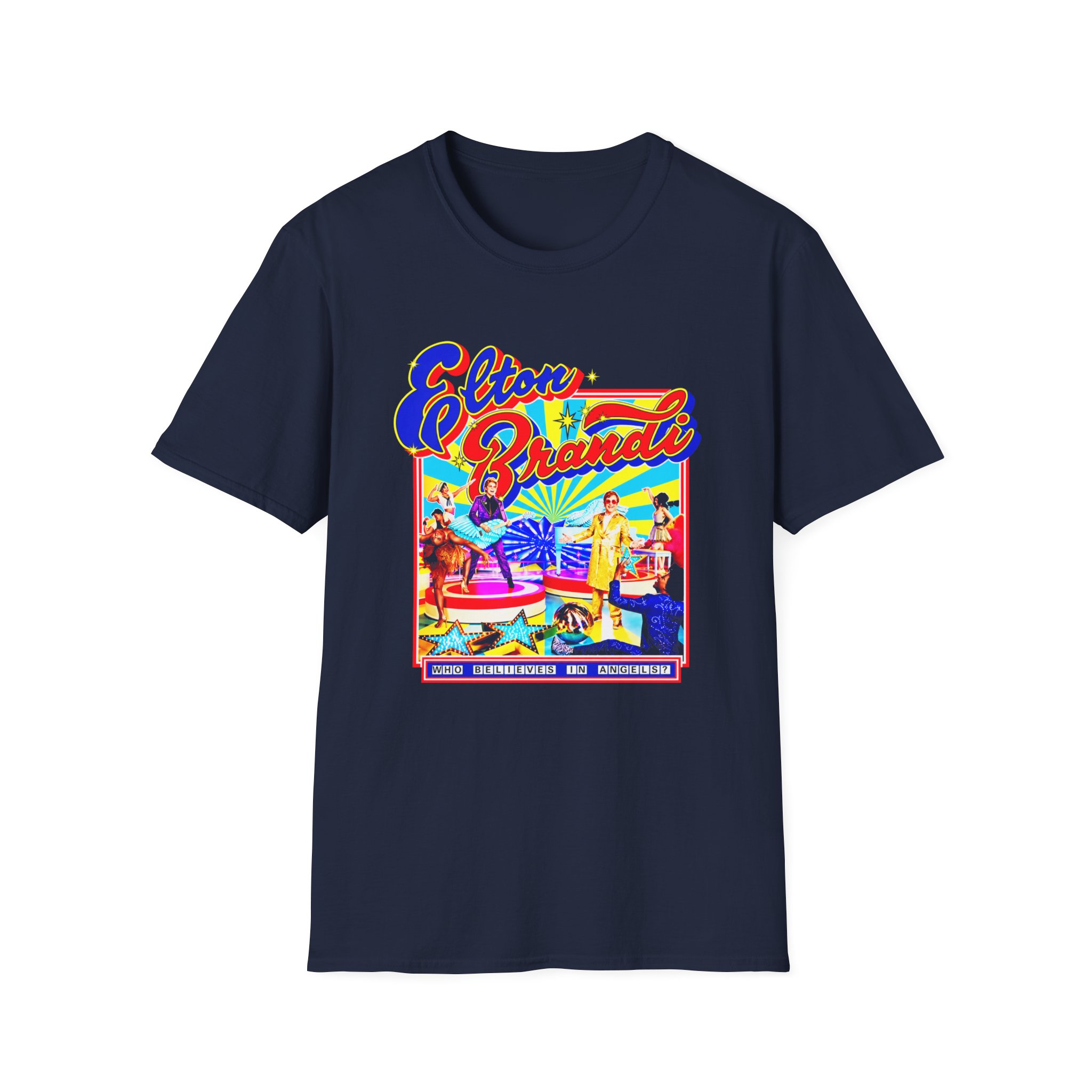 Ej Farewell Who Believes in Angels Unisex Softstyle T-Shirt - Image 9