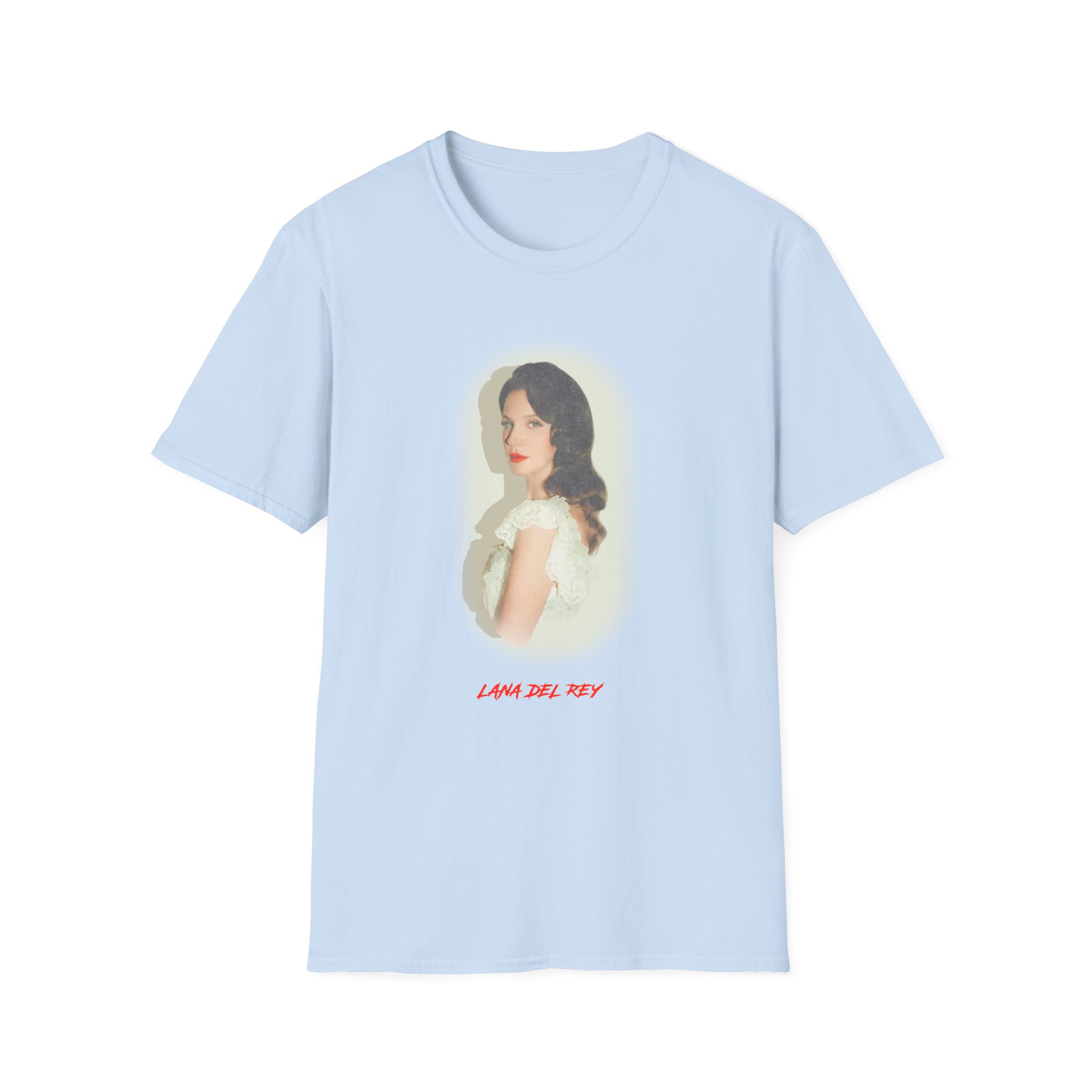 Lanadelrey Indio Portrait Unisex Softstyle T-Shirt - Image 17