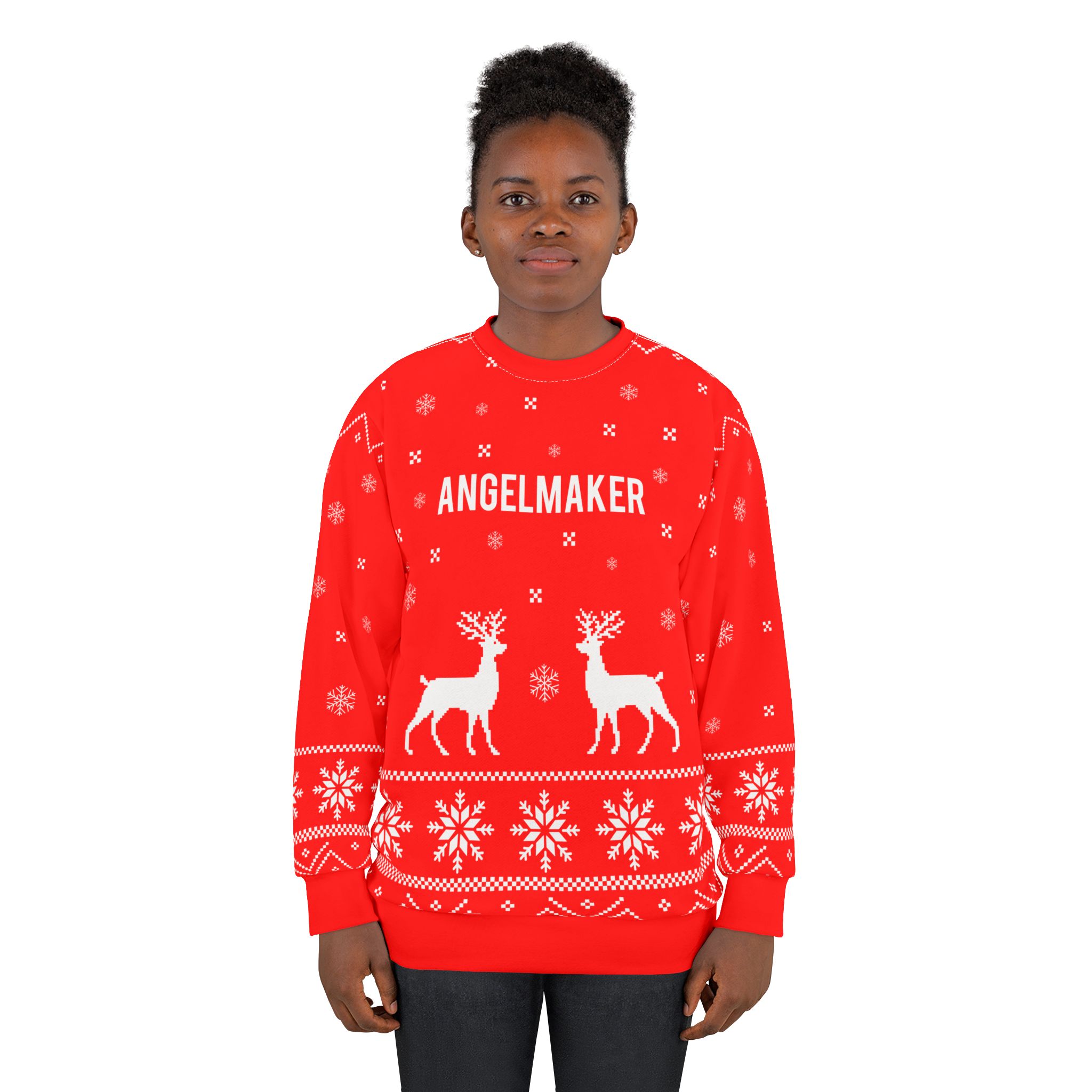 Angelmaker Unisex Sweatshirt (AOP) - Image 4