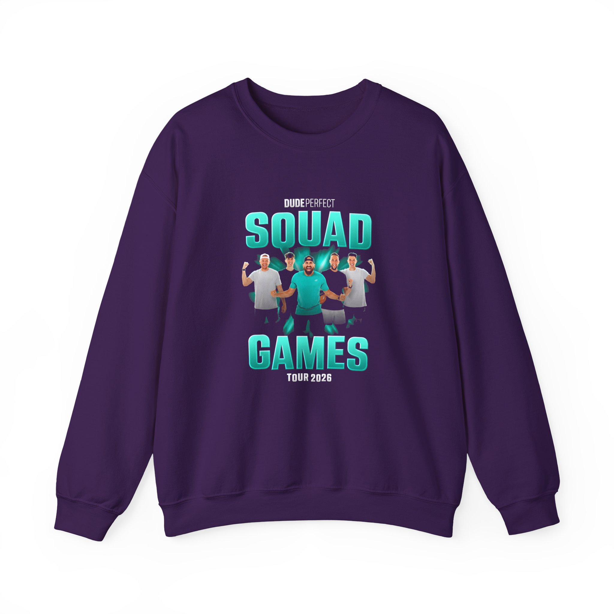 Dude Perfect Squad Games Tour Unisex Heavy Blend™ Crewneck Sweatshirt - Image 7