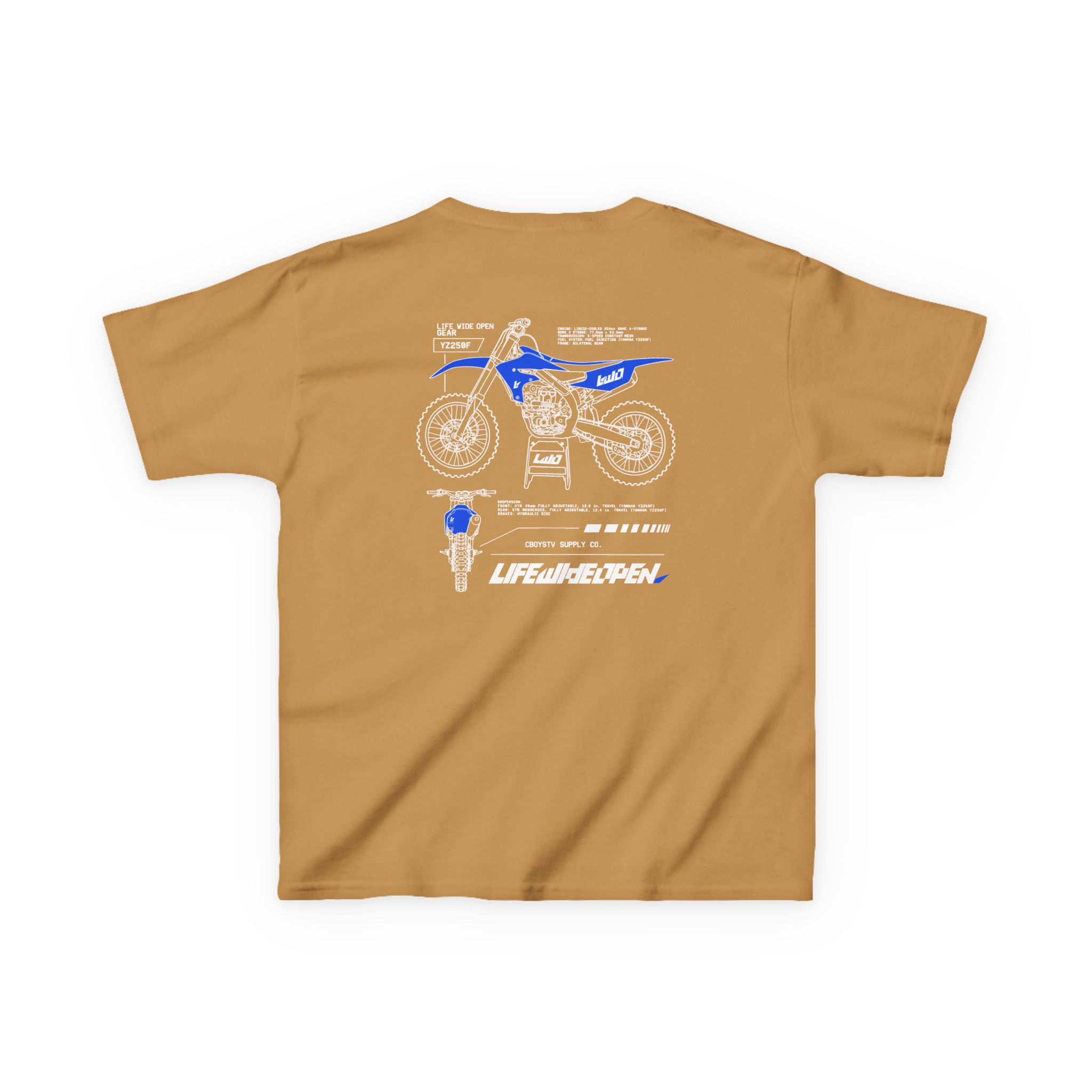 Kids Cboystv Yamaha Spec Heavy Cotton™ Tee - Image 4