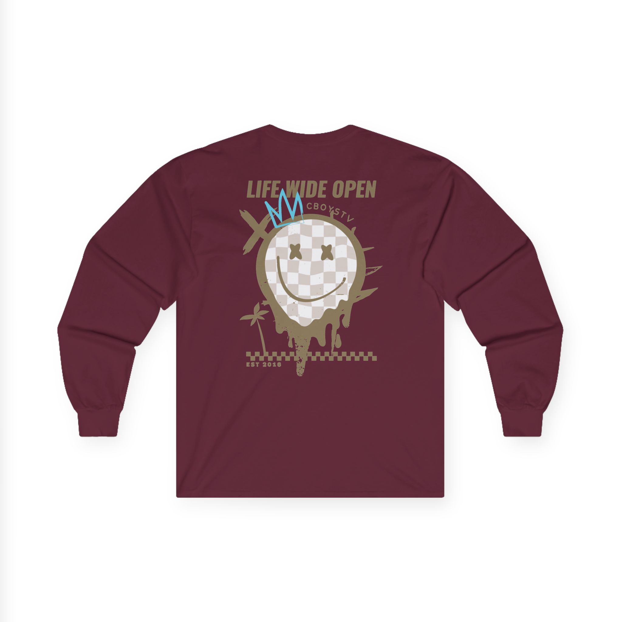 Cboystv Tan Rockstar Unisex Ultra Cotton Long Sleeve Tee - Image 4