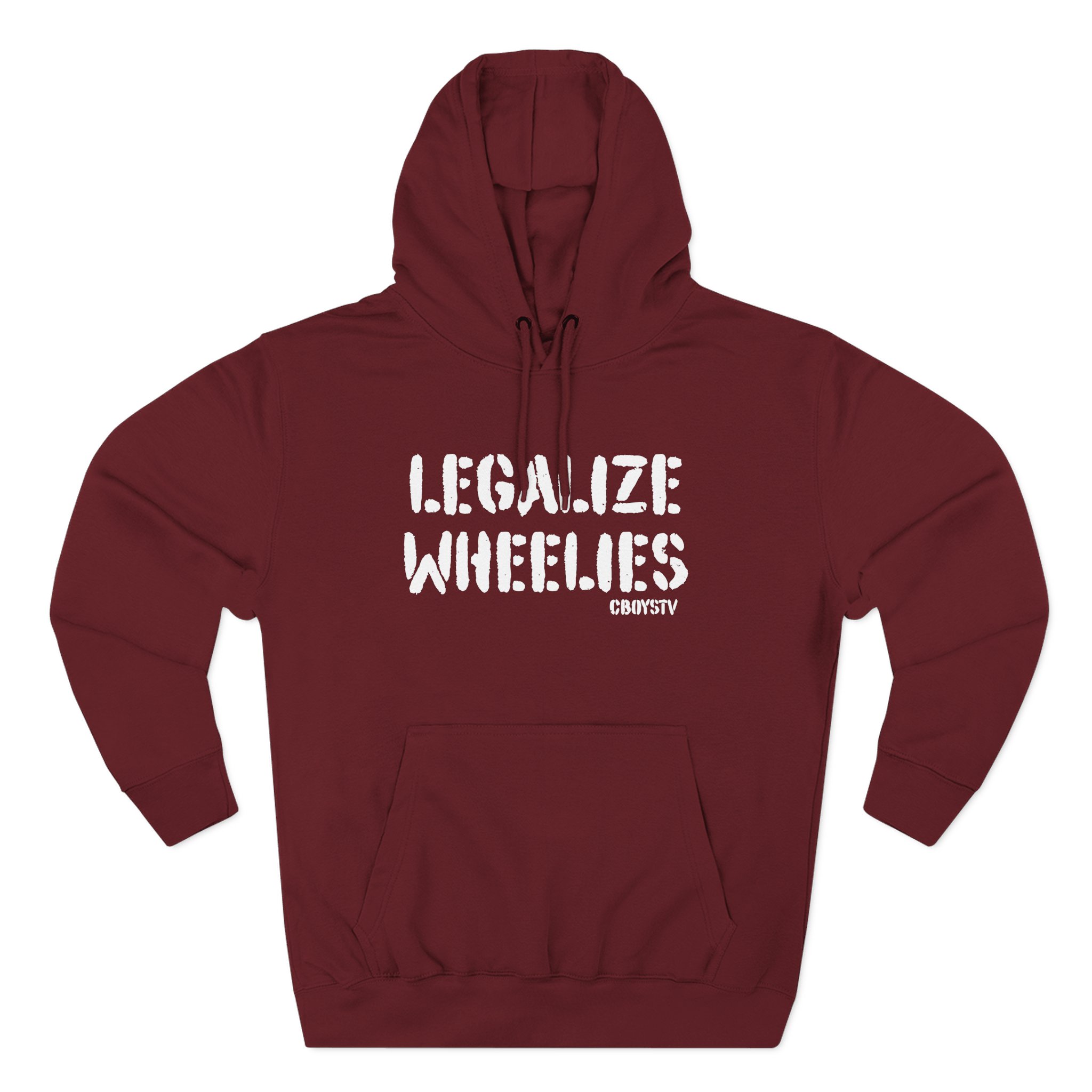 Cboystv Legalize Wheelies Three-Panel Fleece Hoodie - Image 15