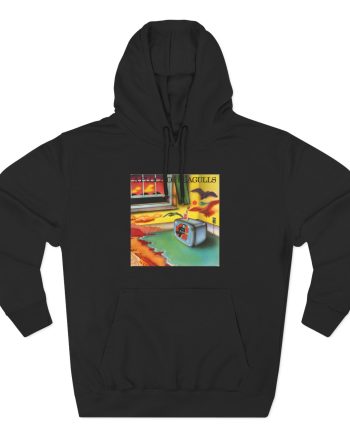 A Flock of Seagulls Original Album Cover Three-Panel Fleece Hoodie