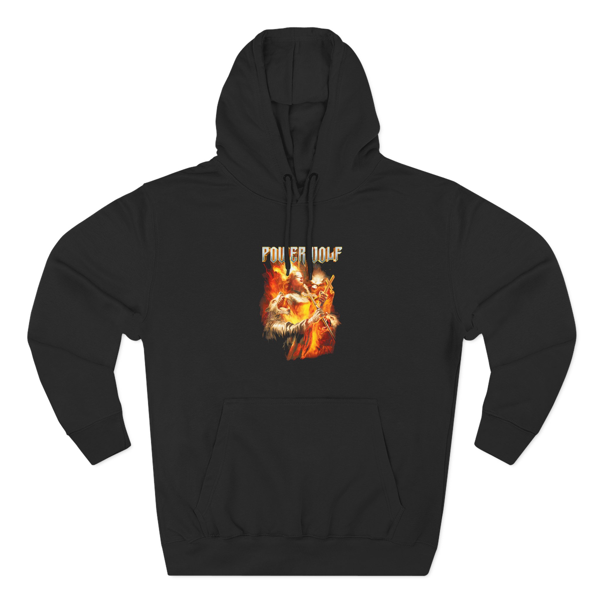 Powerwolf Joan of Arc Three-Panel Fleece Hoodie