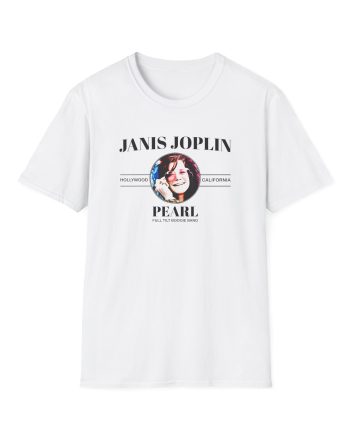 Janis Joplin Pearl Unisex Softstyle T-shirt