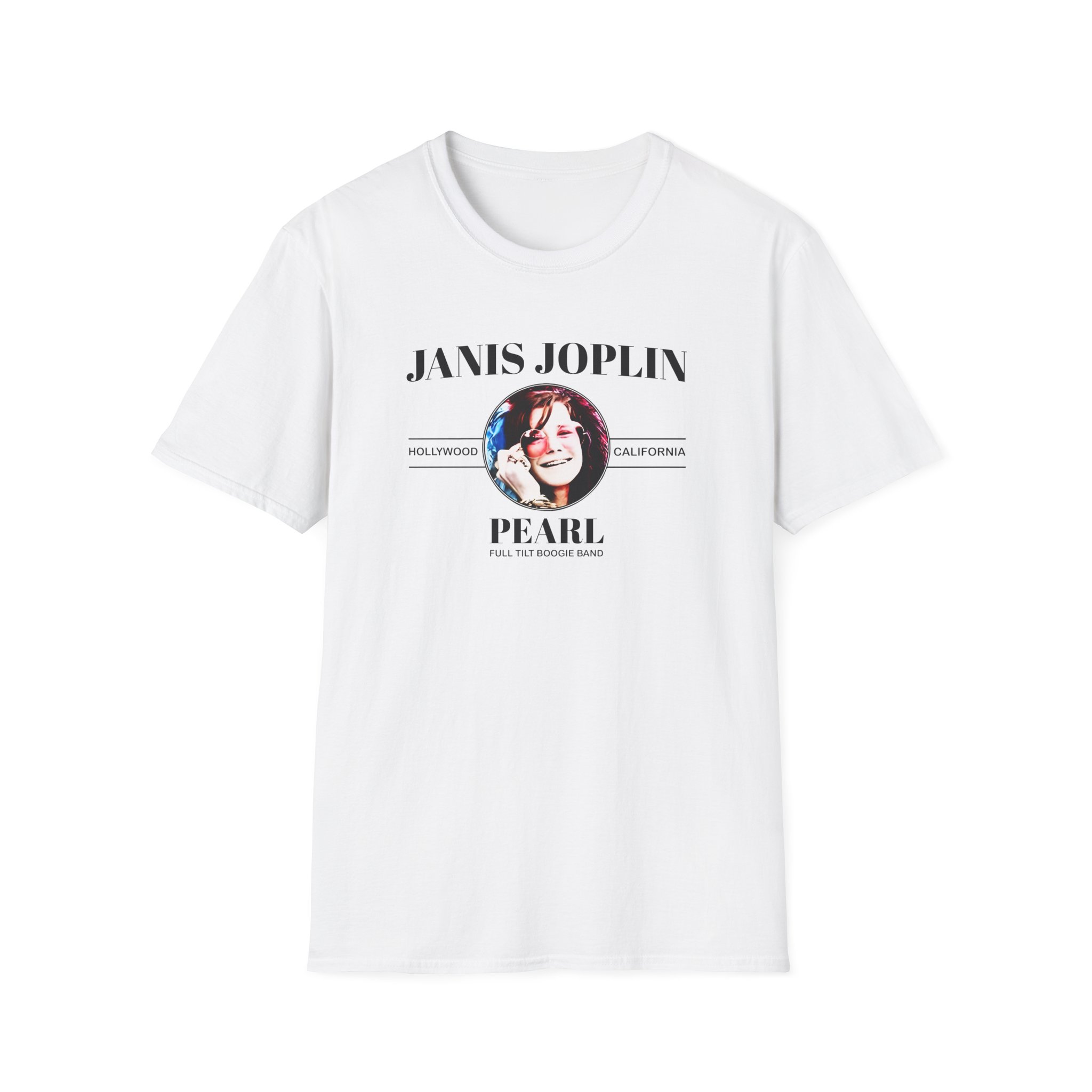 Janis Joplin Pearl Unisex Softstyle T-shirt