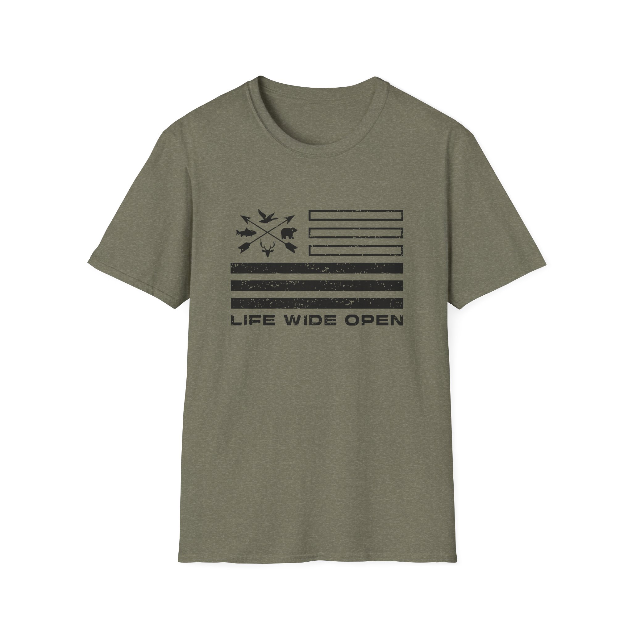 Cboystv Freedom Outdoors Unisex Softstyle T-Shirt - Image 15