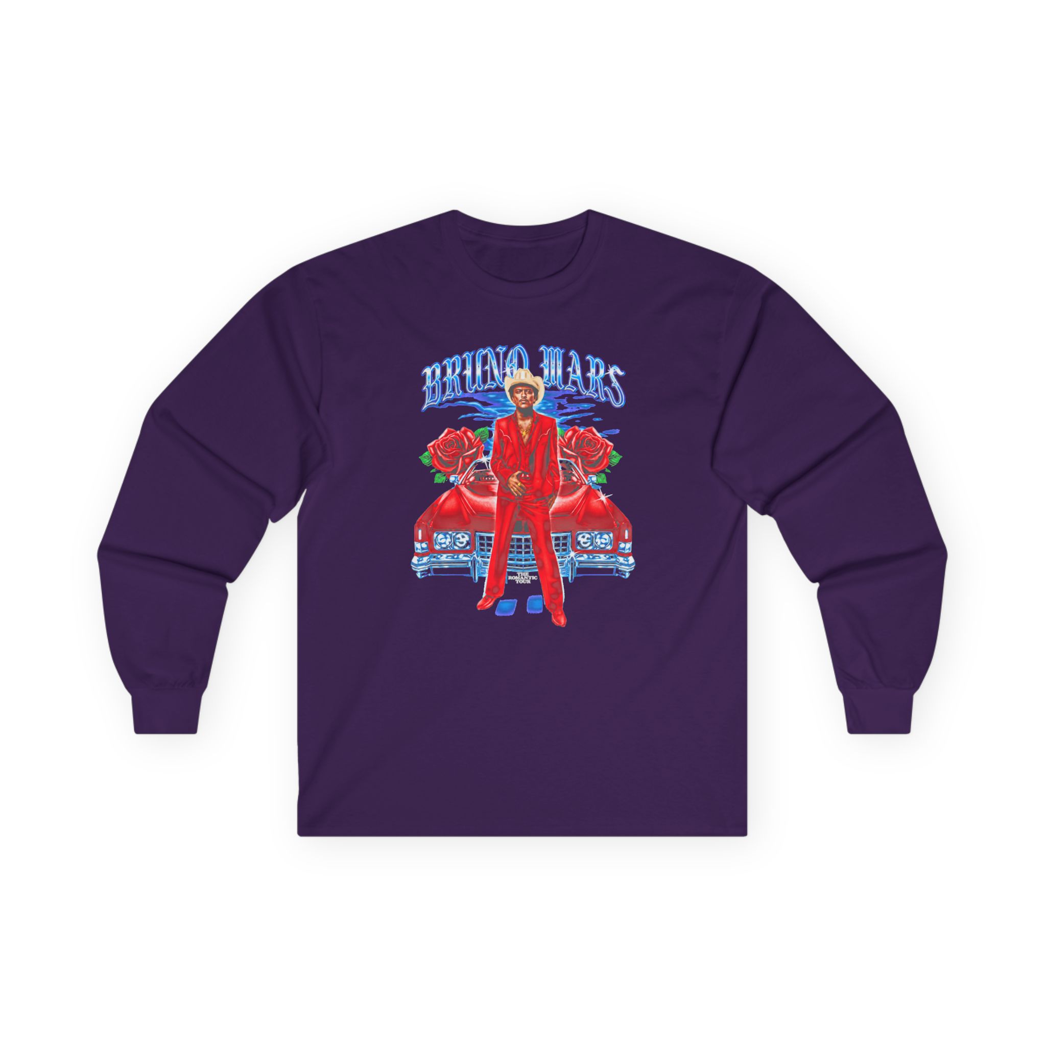 Bruno Mars Tampa the Romantic Unisex Ultra Cotton Long Sleeve Tee - Image 9