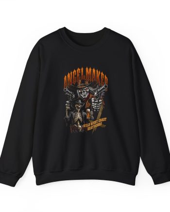 Angelmaker Wild West Coast Dye Unisex Heavy Blend™ Crewneck Sweatshirt