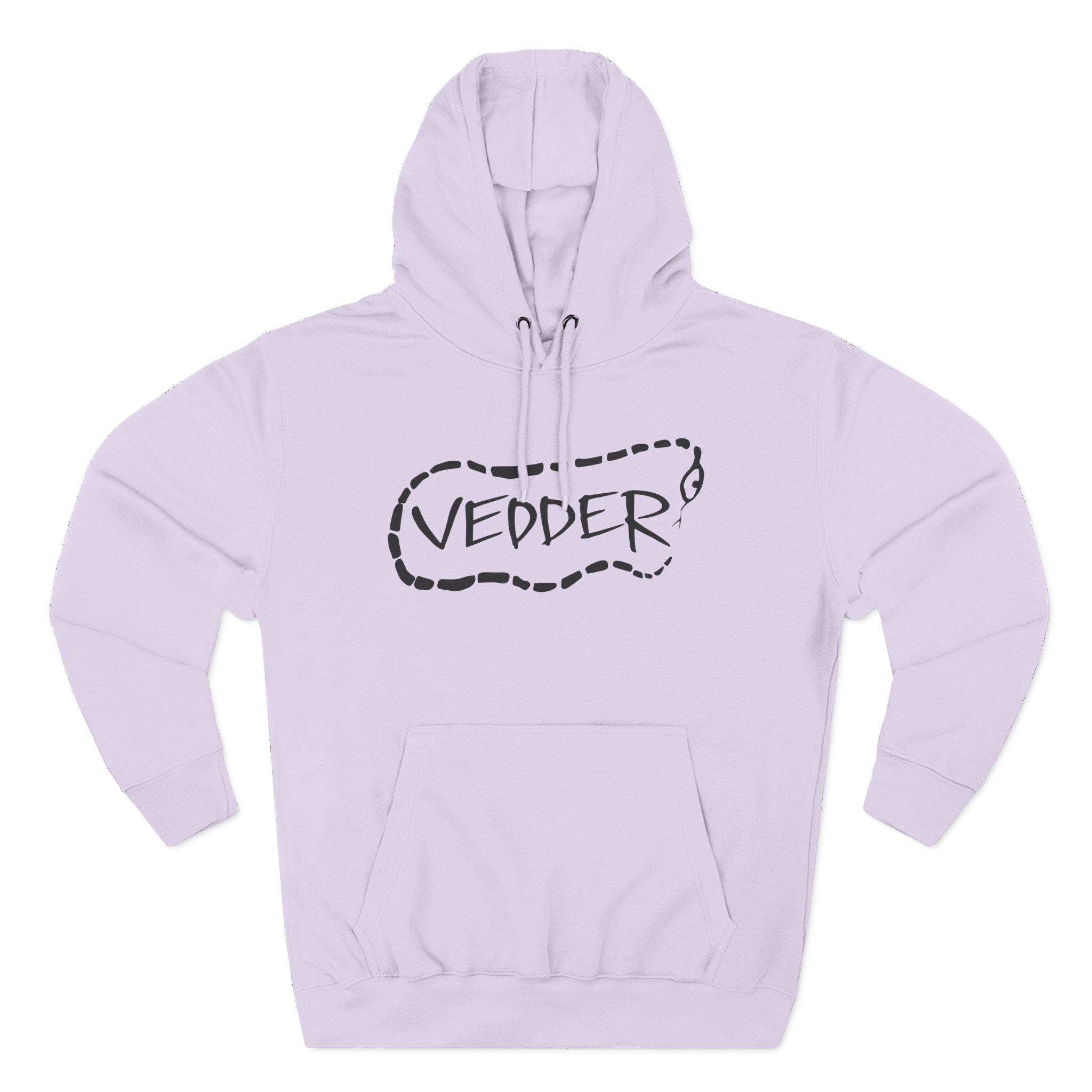 Eddie Vedder Stencil Snake Three-Panel Fleece Hoodie - Image 11