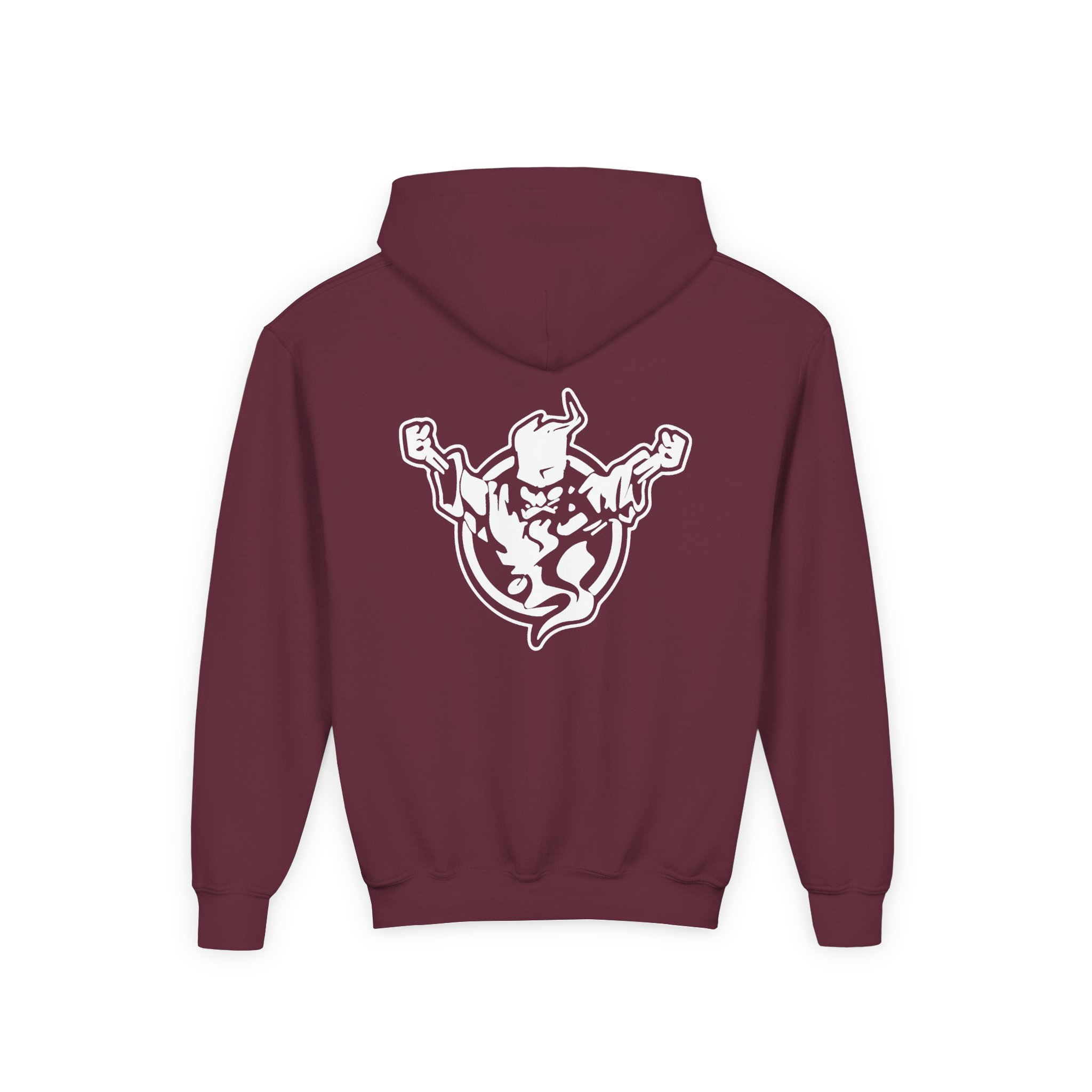 Thunderdome 25 Years of Hardcore Youth Heavy Blend Hooded Sweatshirt - Image 4