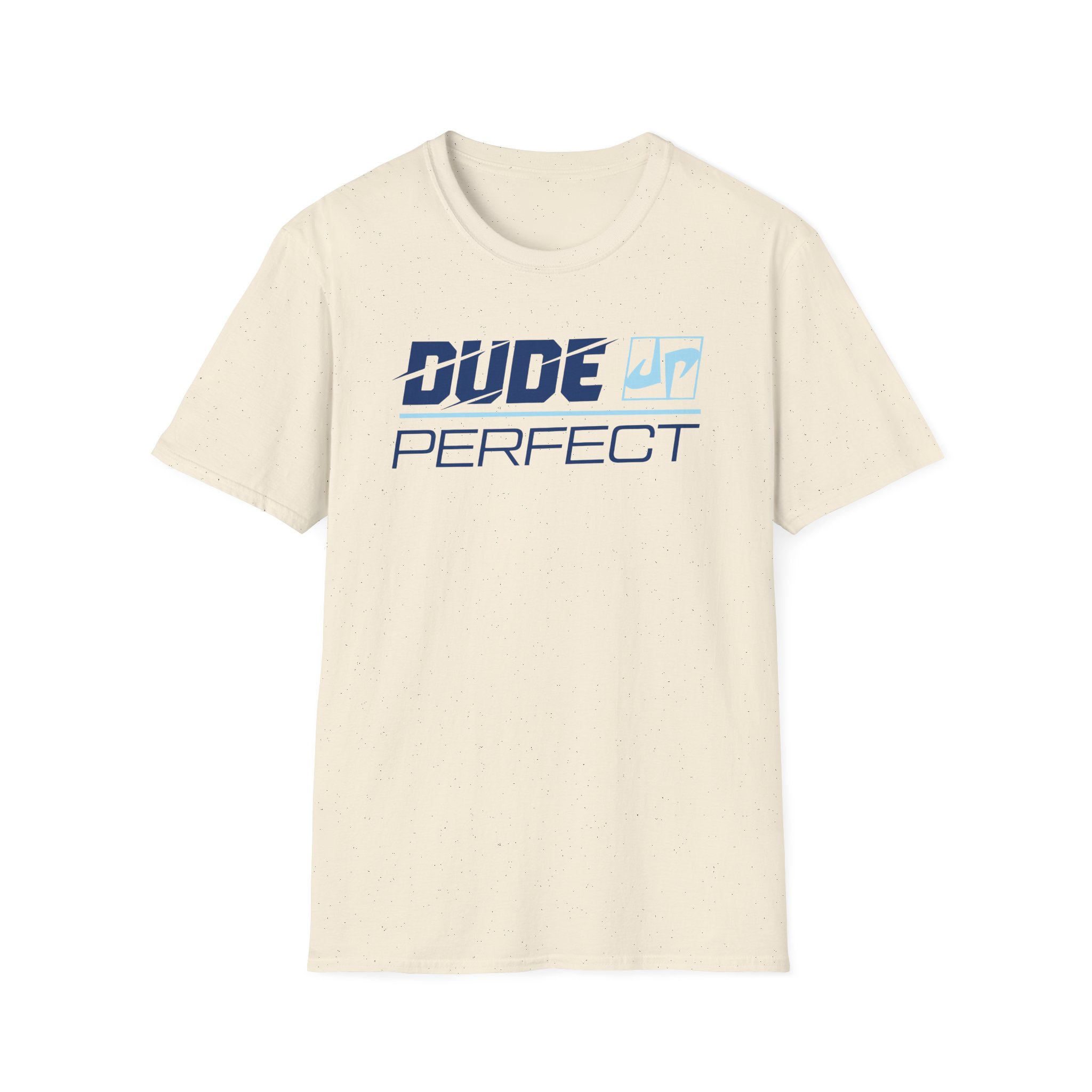 Dude Perfect Slash Wordmark Unisex Softstyle T-Shirt - Image 5