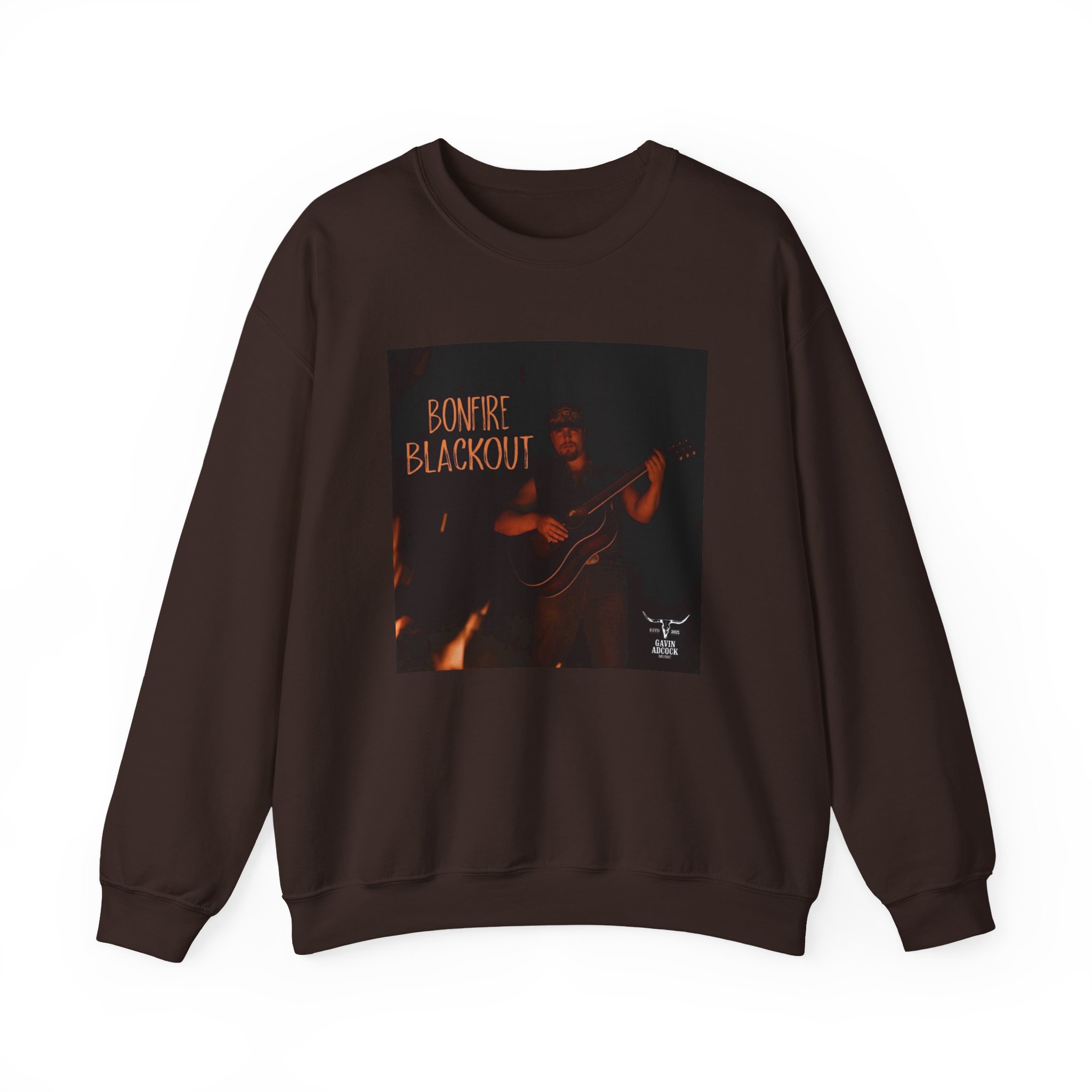 Gavin Adcock Bonfire Blackout Unisex Heavy Blend™ Crewneck Sweatshirt - Image 3