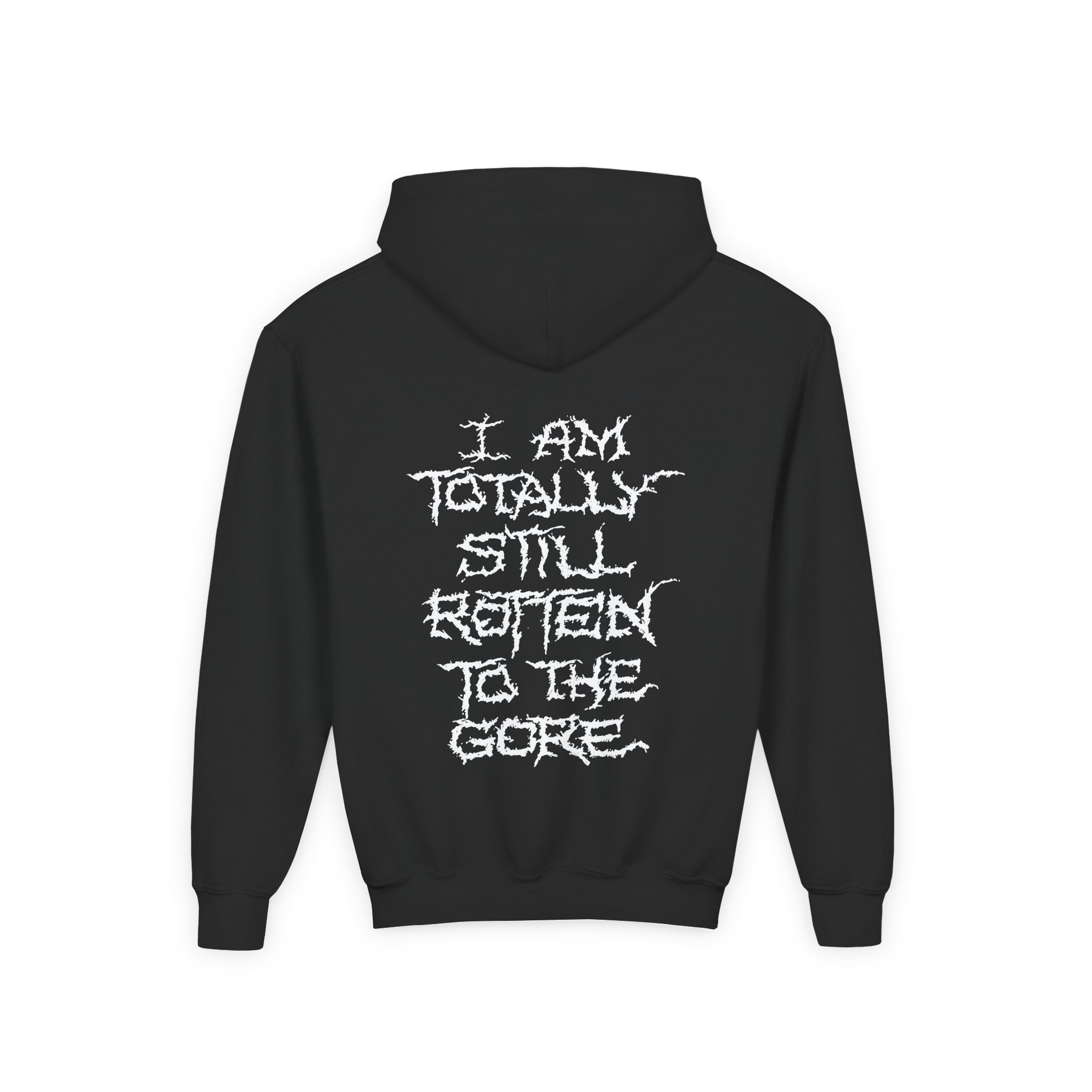 Youth Carcass Rotten to the Gore Heavy Blend Hooded Sweatshirt - Image 2