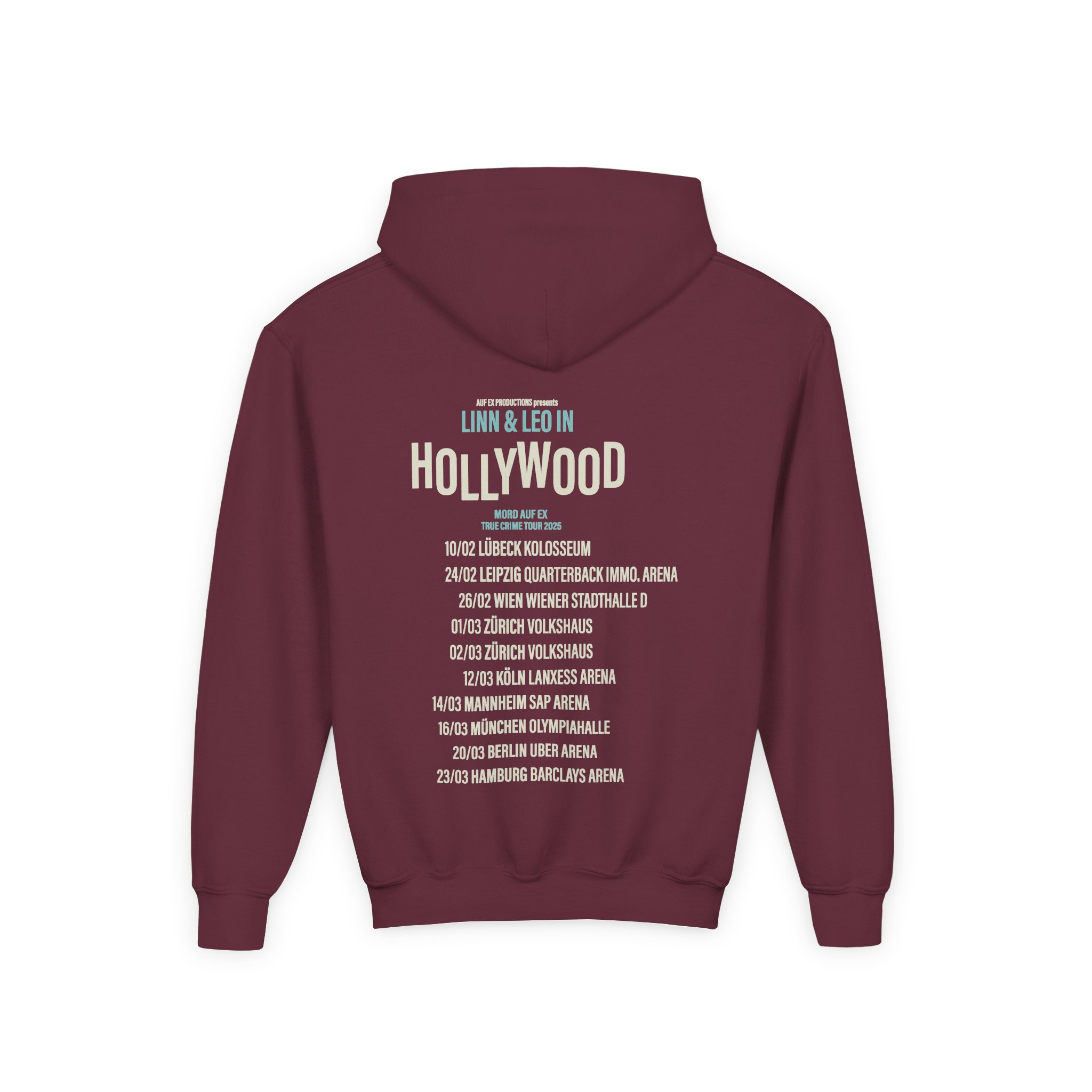 Youth Mord Auf Ex Tour 2025 Heavy Blend Hooded Sweatshirt - Image 4