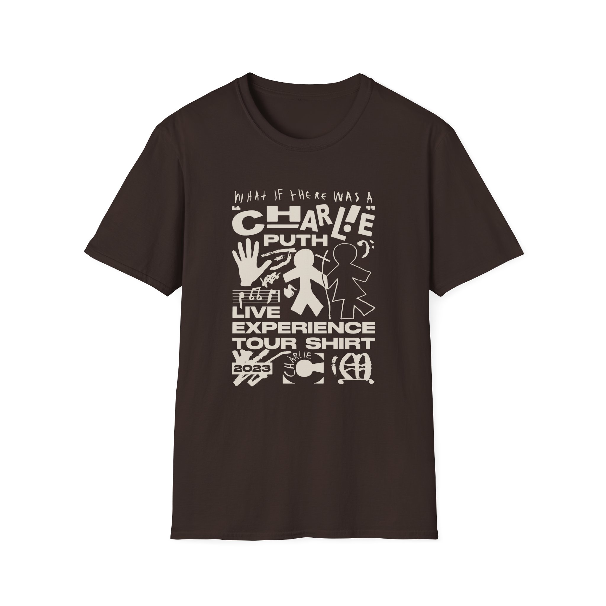 Charlie Puth What If There Was A Tour Unisex Softstyle T-Shirt - Image 5
