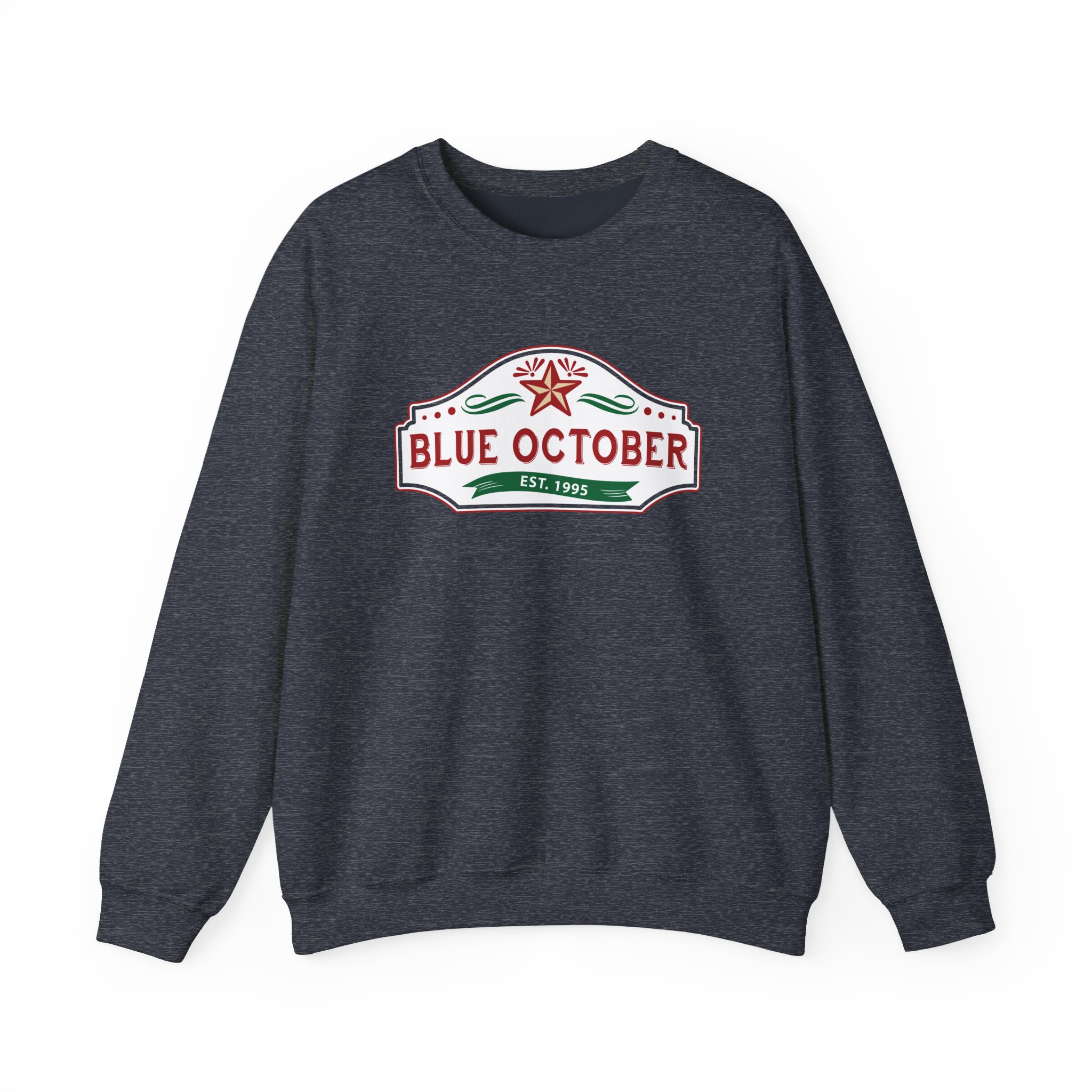 Blue October Est 1995 Unisex Heavy Blend™ Crewneck Sweatshirt - Image 9