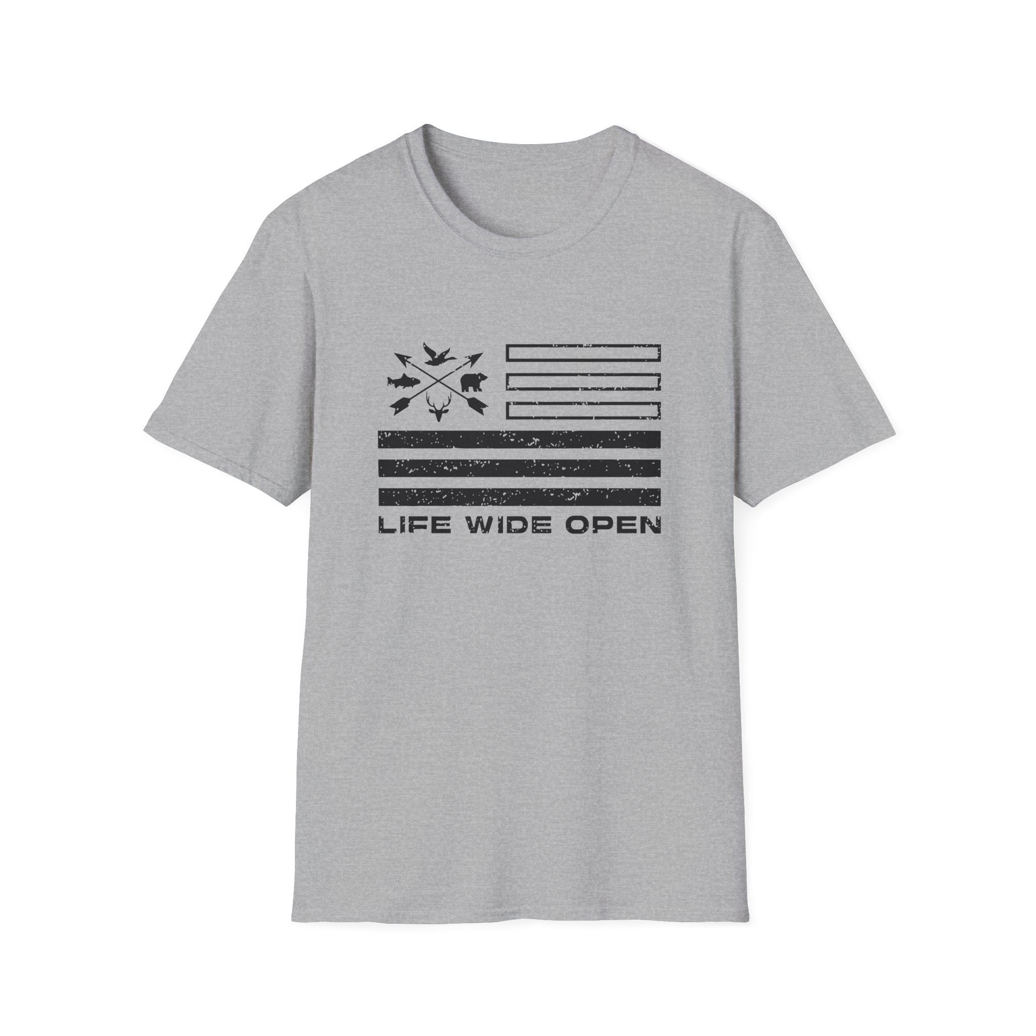 Cboystv Freedom Outdoors Unisex Softstyle T-Shirt - Image 7