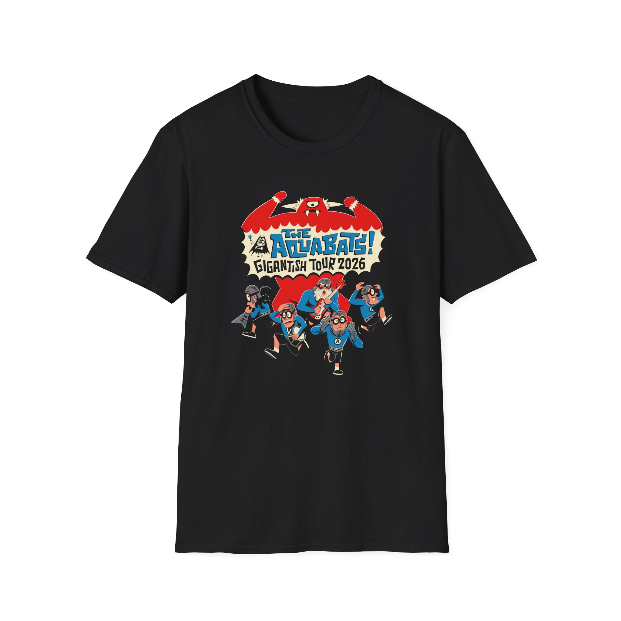 The Aquabats Gigantish Unisex Softstyle T-Shirt