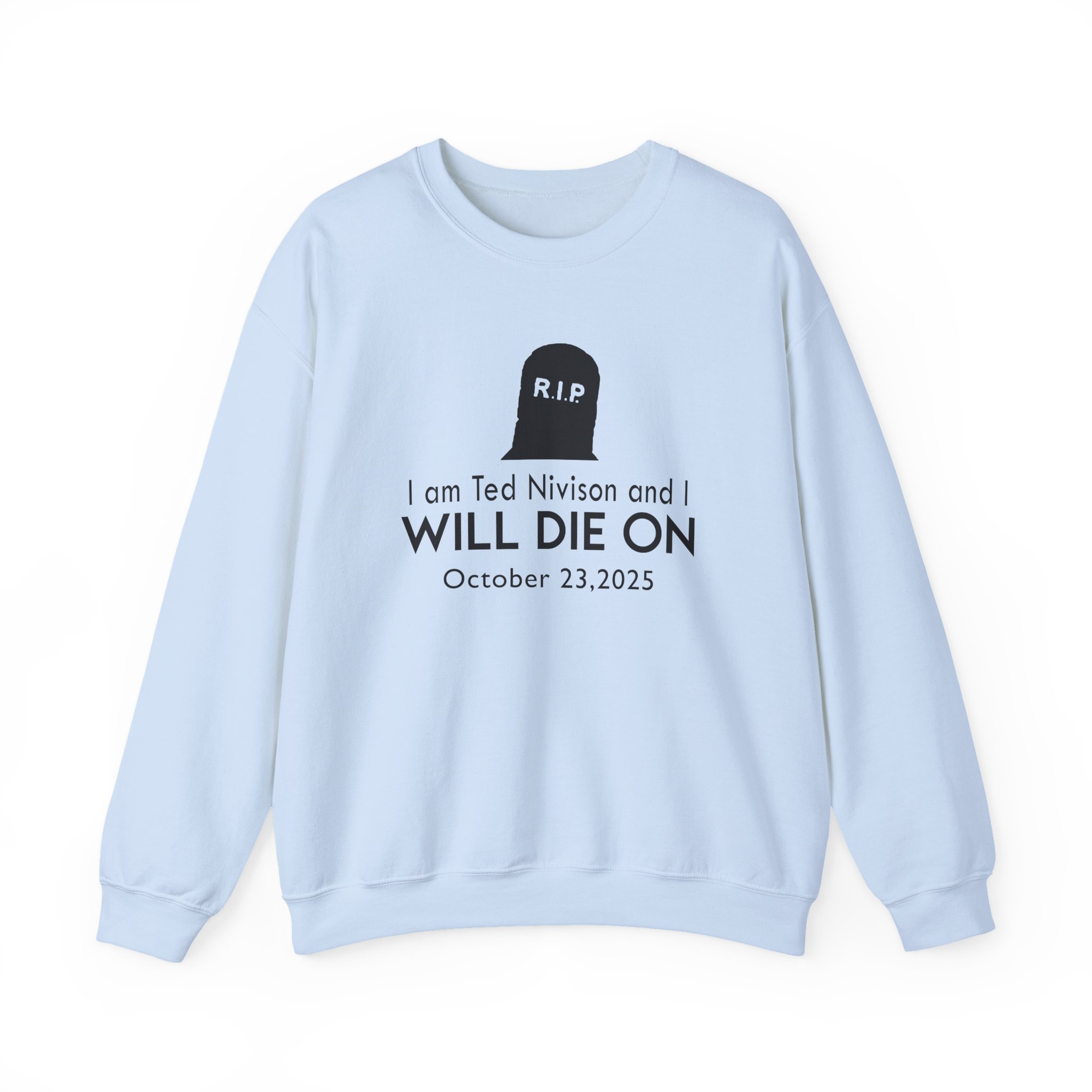 Jschlatt I Am Ted Nivison and I Will Die on Unisex Heavy Blend™ Crewneck Sweatshirt - Image 11