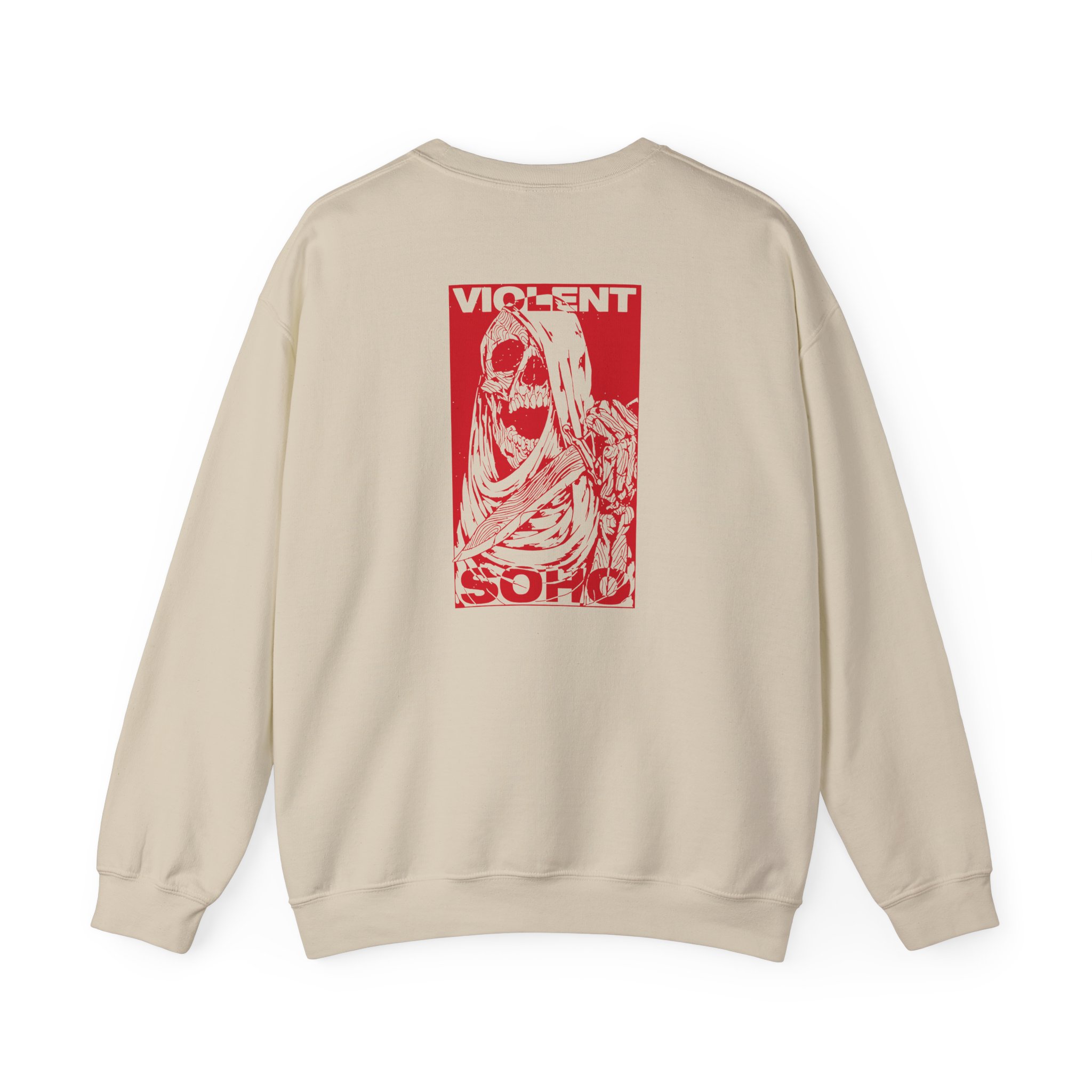 Violent Soho Skull Unisex Heavy Blend™ Crewneck Sweatshirt - Image 8