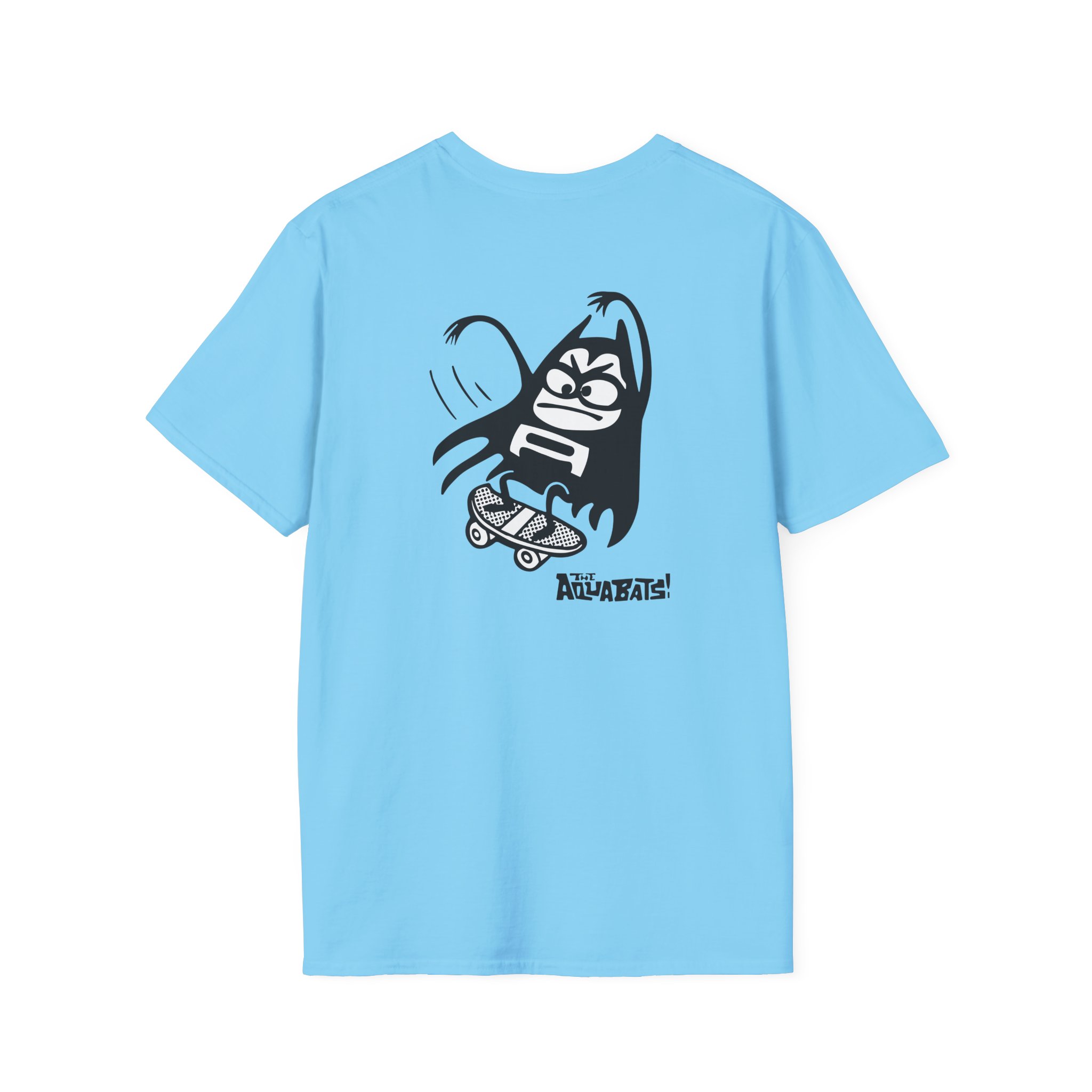 The Aquabats Lil Bat Skateboard Unisex Softstyle T-Shirt - Image 12