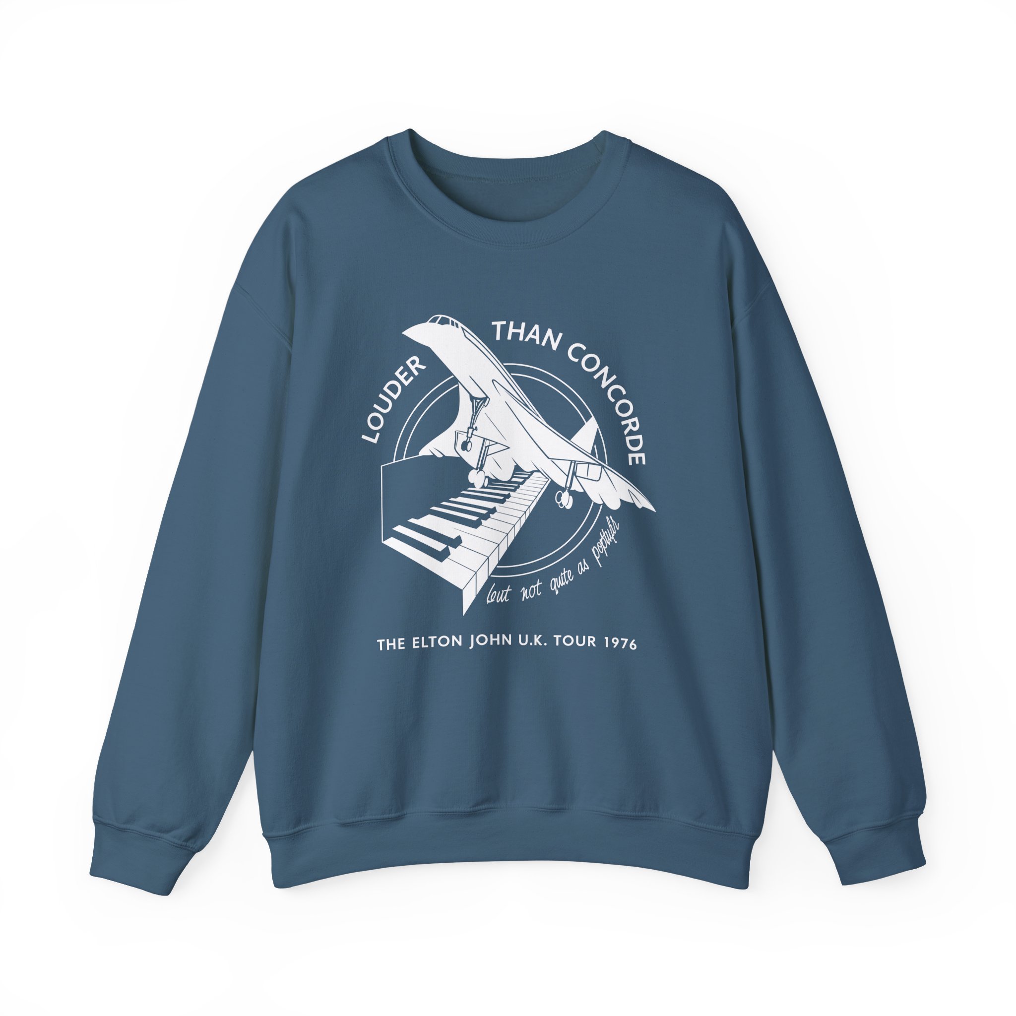 Ej Farewell Vintage Louder Than Concorde Unisex Heavy Blend™ Crewneck Sweatshirt - Image 15