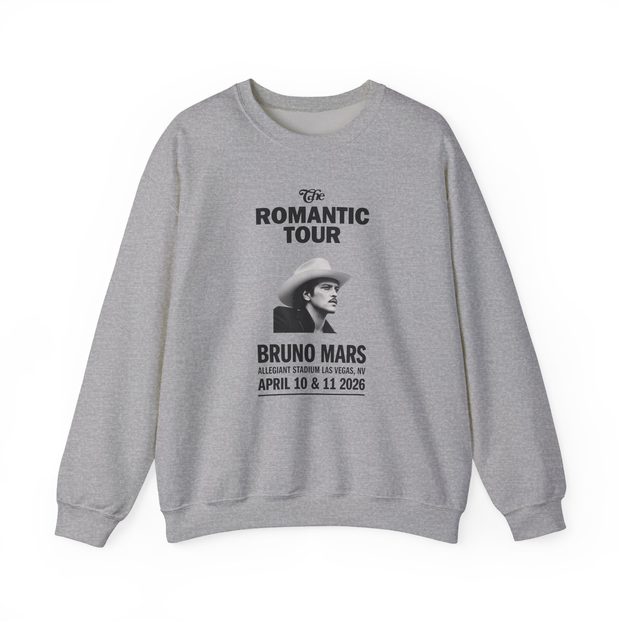 Bruno Mars Las Vegas the Romantic Unisex Heavy Blend™ Crewneck Sweatshirt - Image 9