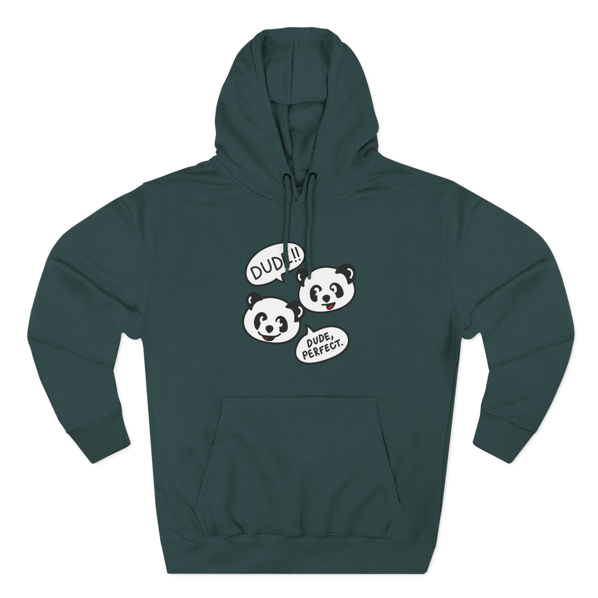 Dude Perfect Panda Comic Three-Panel Fleece Hoodie - Image 17