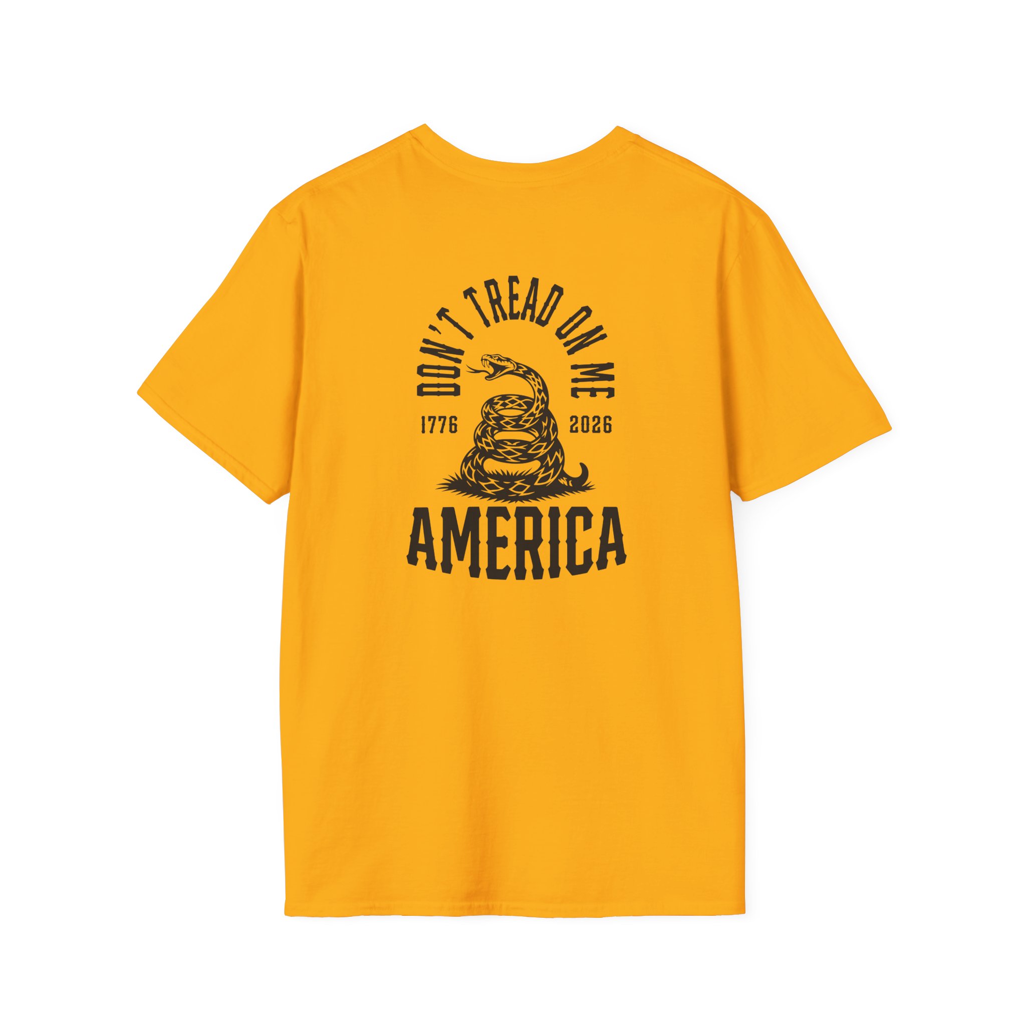 Valuetainment Don't Tread on Me Unisex Softstyle T-Shirt - Image 2