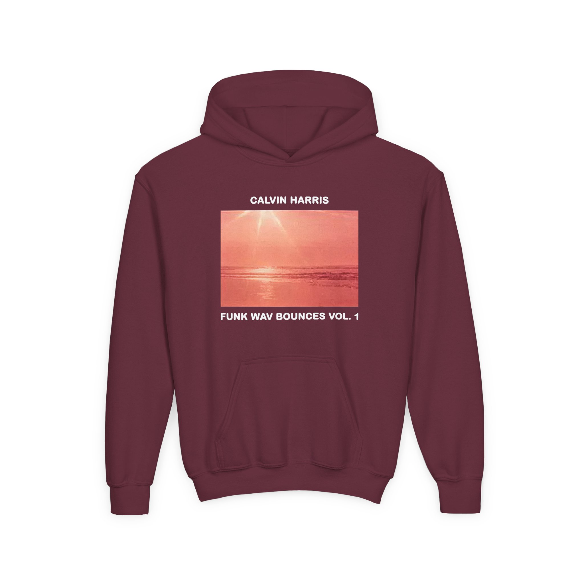 Youth Calvin Harris' Funk Wav Bounces Vol 1 Heavy Blend Hooded Sweatshirt - Image 3