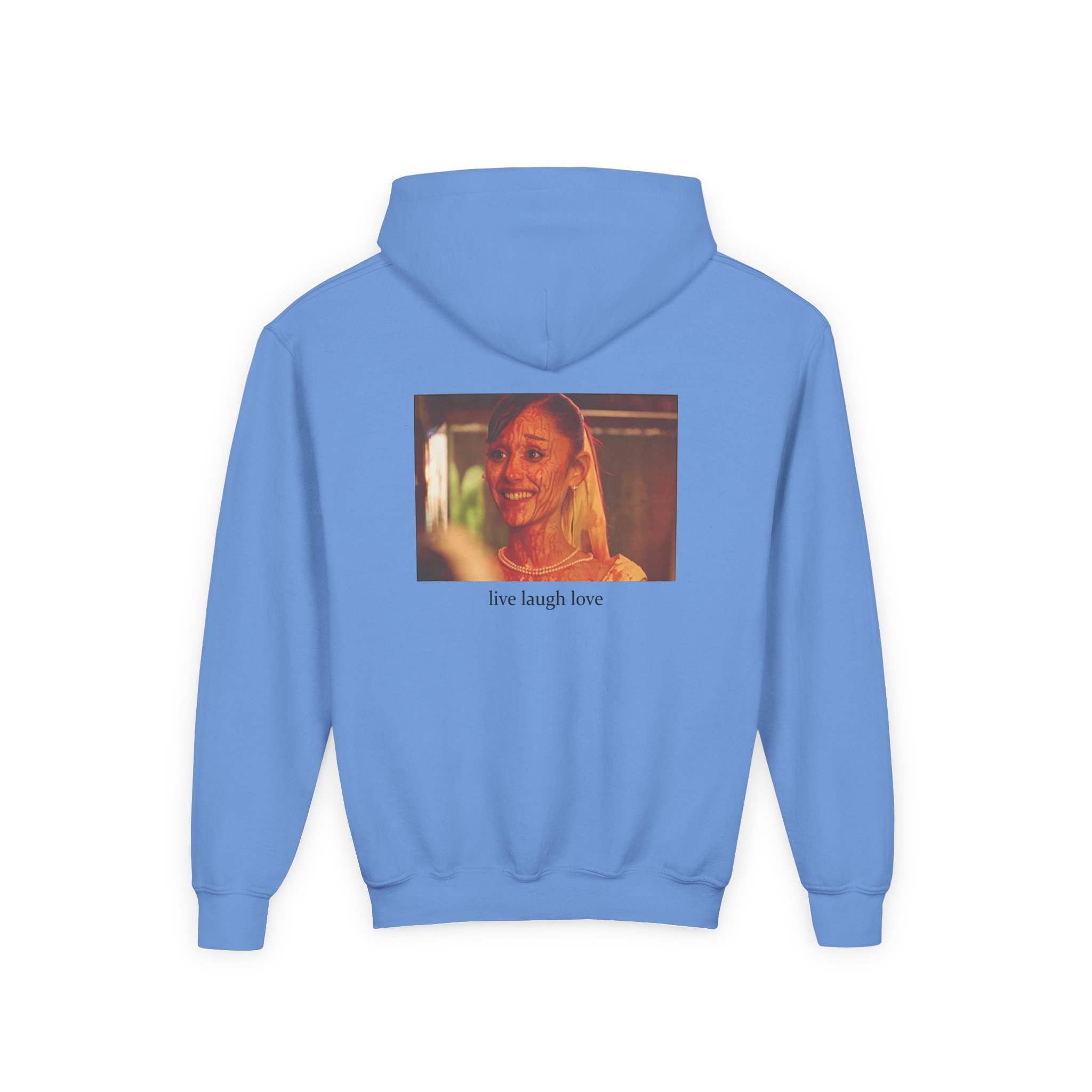AG petal live laugh love Youth Heavy Blend Hooded Sweatshirt - Image 8