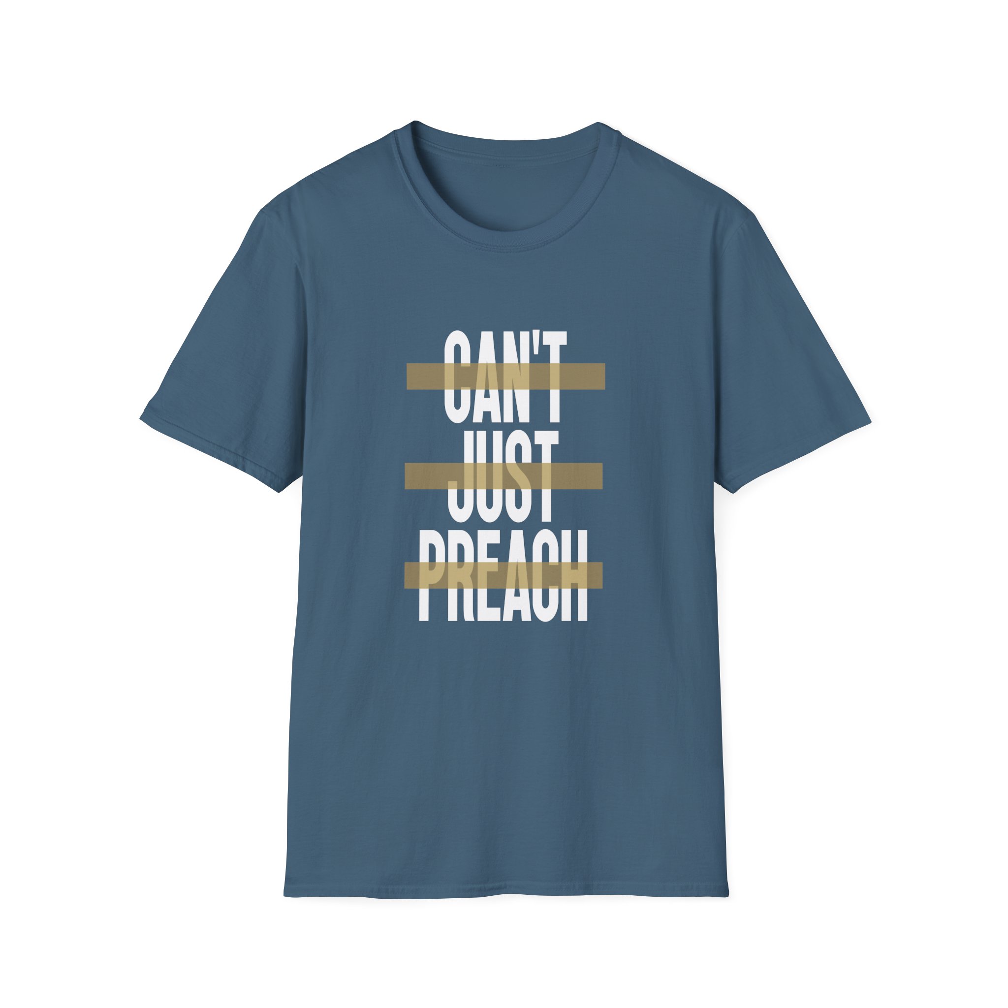 John Legend Can't Just Preach Unisex Softstyle T-Shirt - Image 9