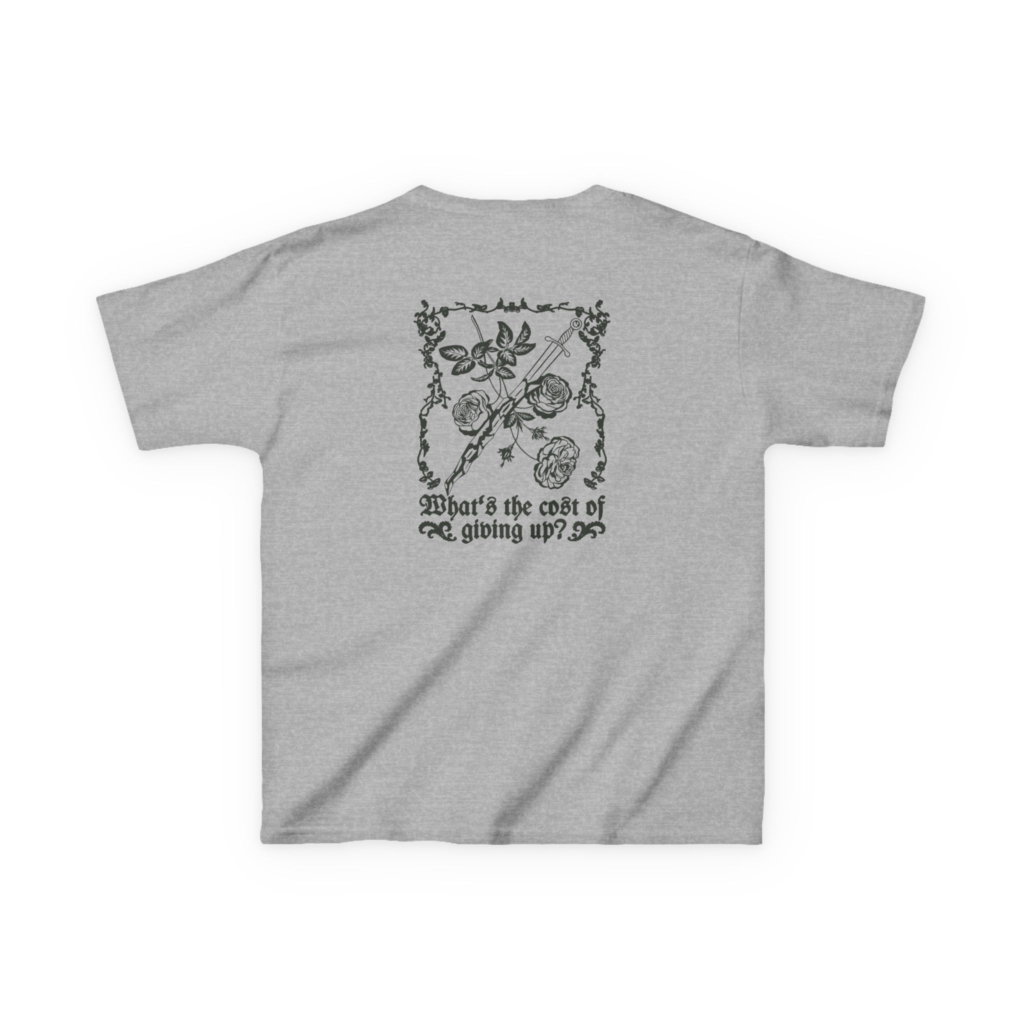 Kids Poppy Cost Of Giving Up Heavy Cotton™ Tee - Image 8