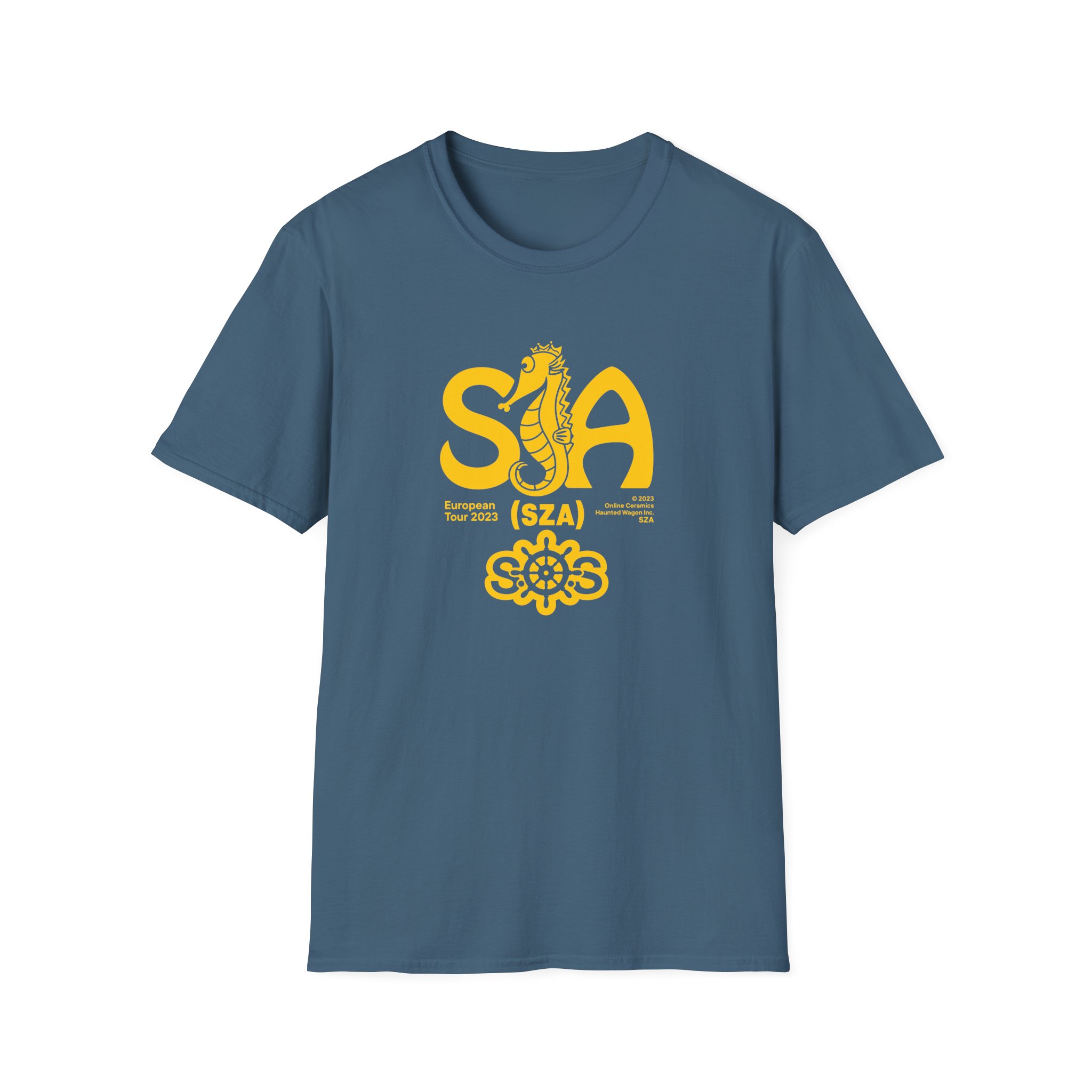 Sza Sos Seahouse Tour Unisex Softstyle T-Shirt - Image 9